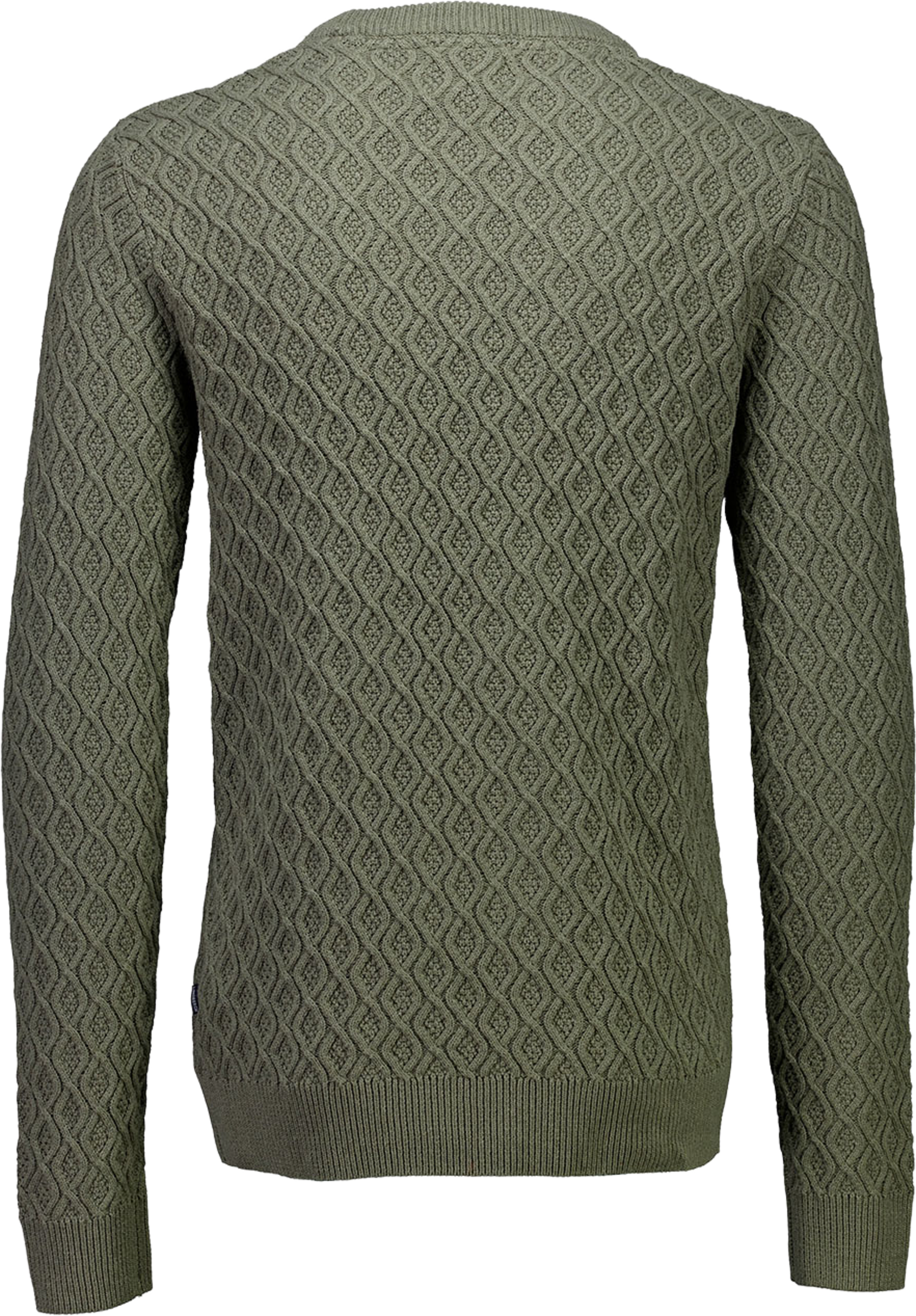 Lindbergh Recycle structure knit jumper Knit, från Lindbergh, i färgen Army. Klicka för att öppna bilden i stort format