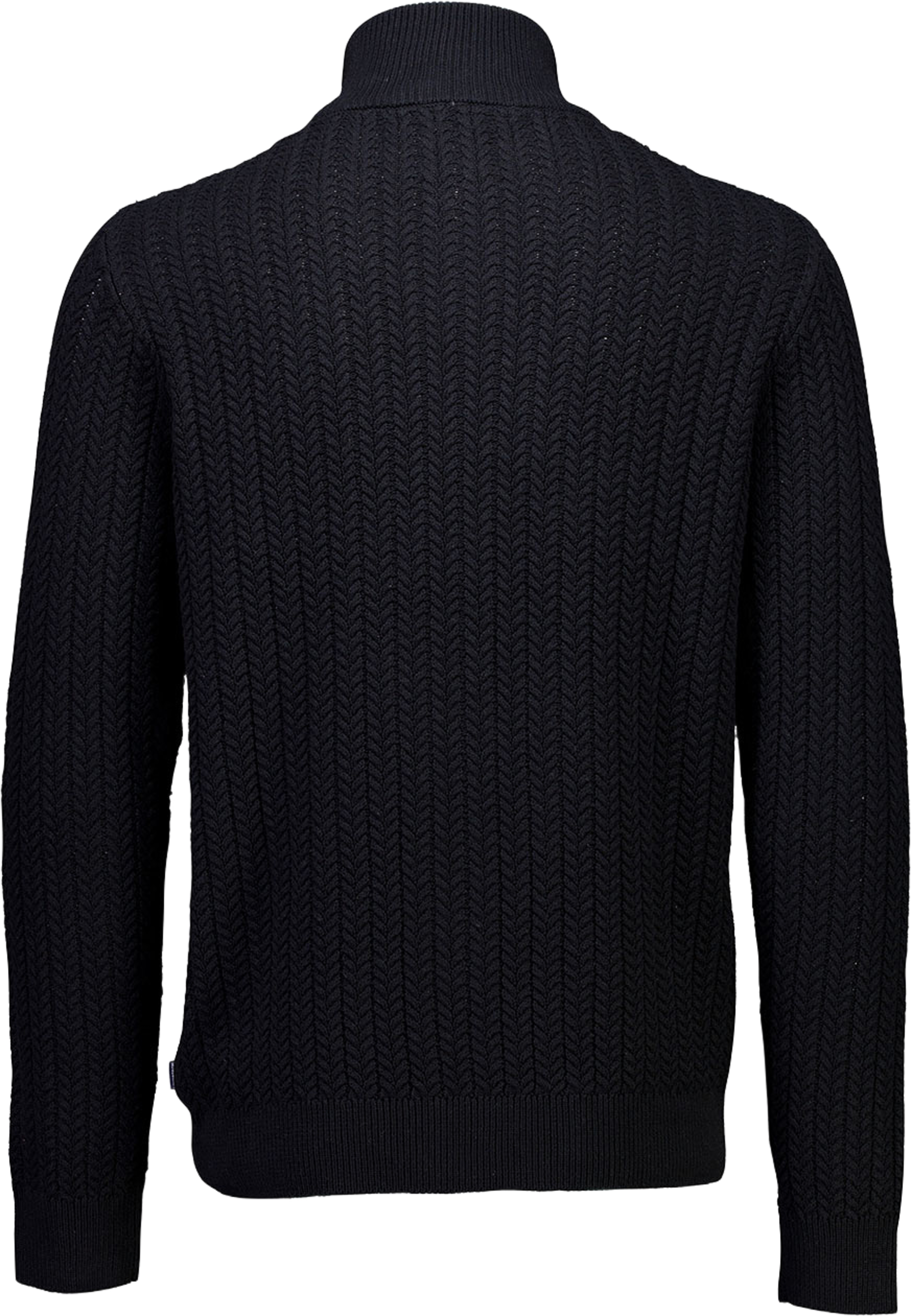 Lindbergh Recycle cabel knit zip cardigan Knit, från Lindbergh, i färgen Black. Klicka för att öppna bilden i stort format