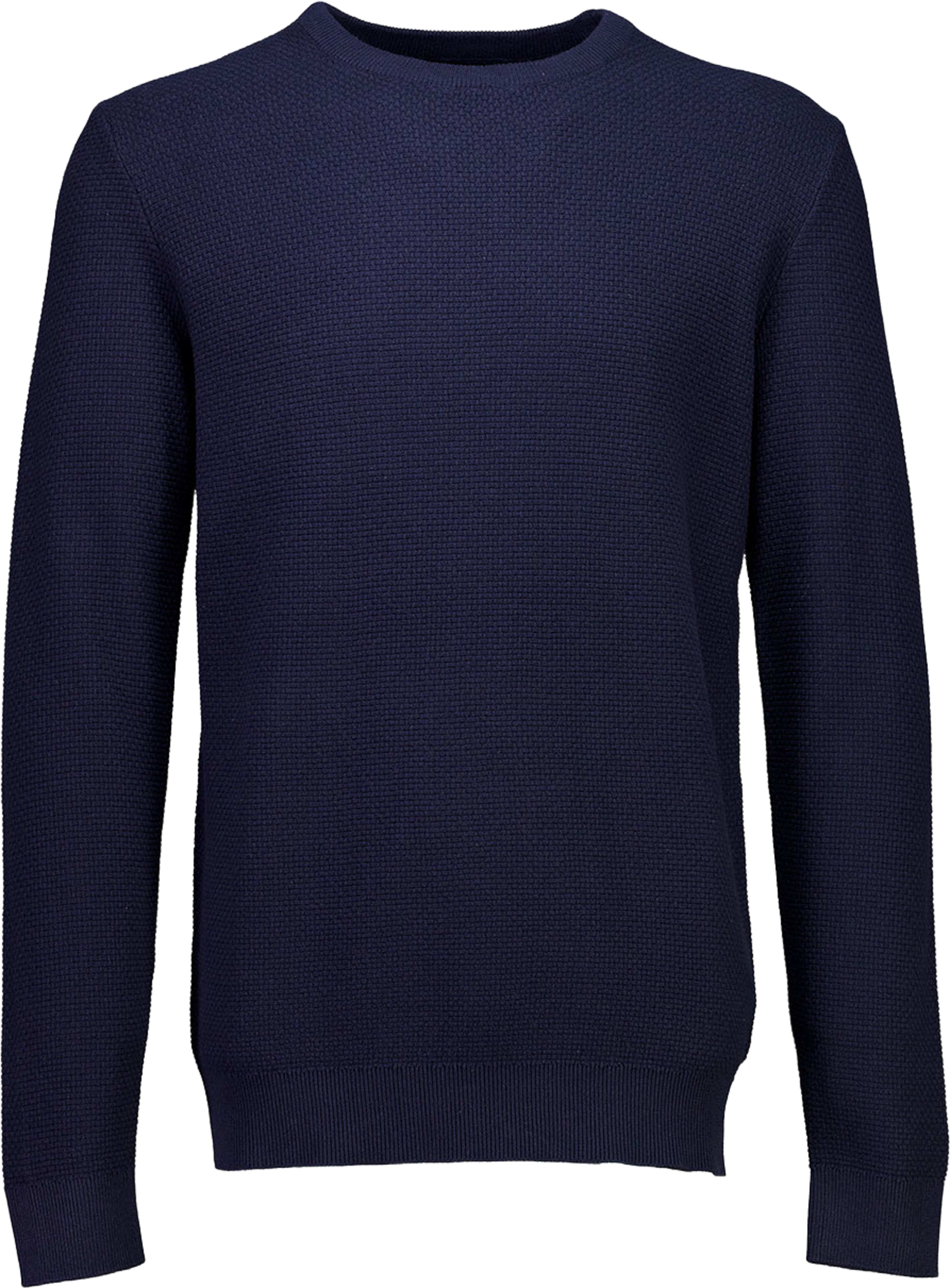 Lindbergh Recycle structure knit jumper Knit, från Lindbergh, i färgen Navy. Klicka för att öppna bilden i stort format