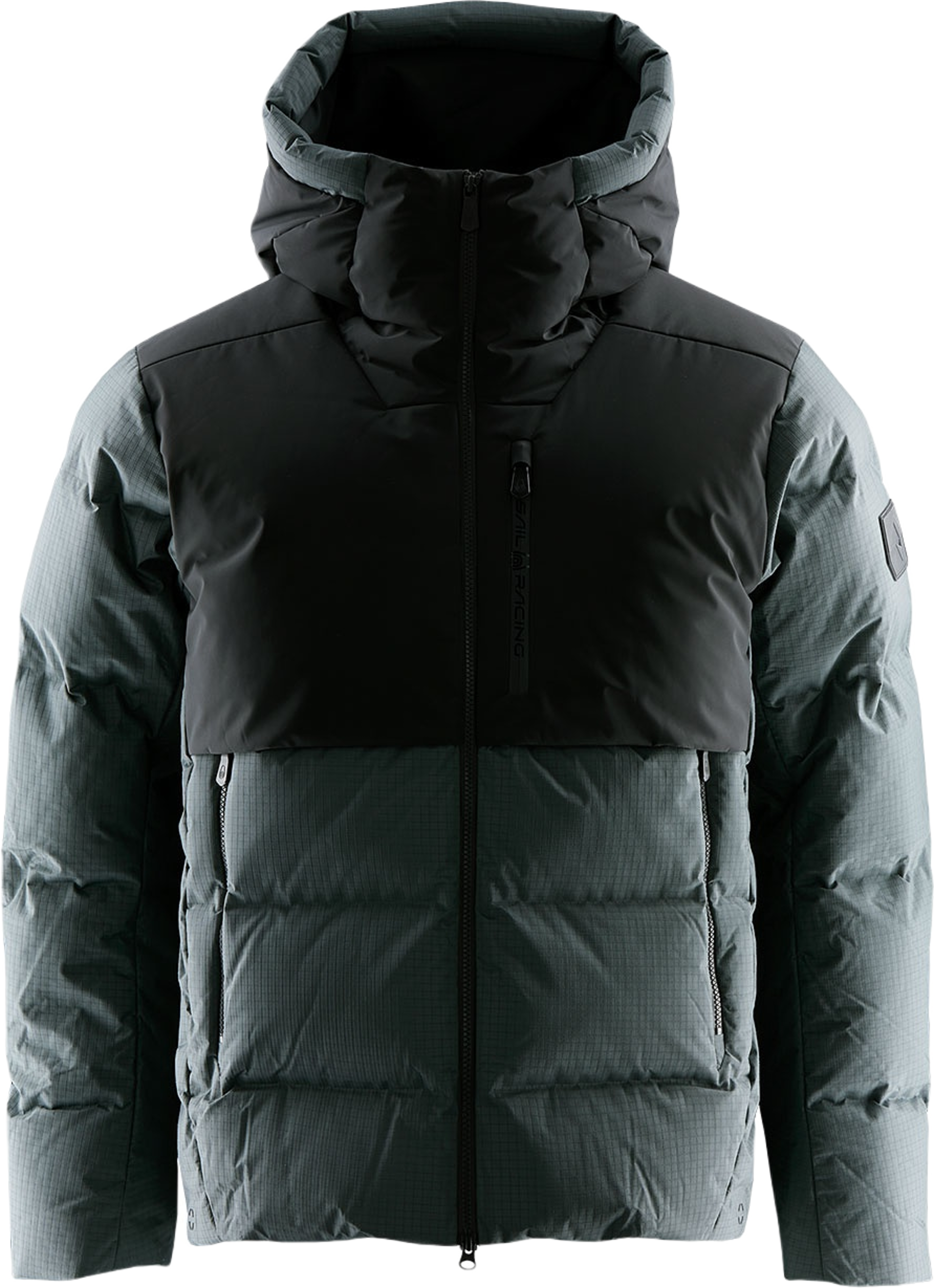 Polar Down Hood, från Sail Racing, i färgen Aurora Green.