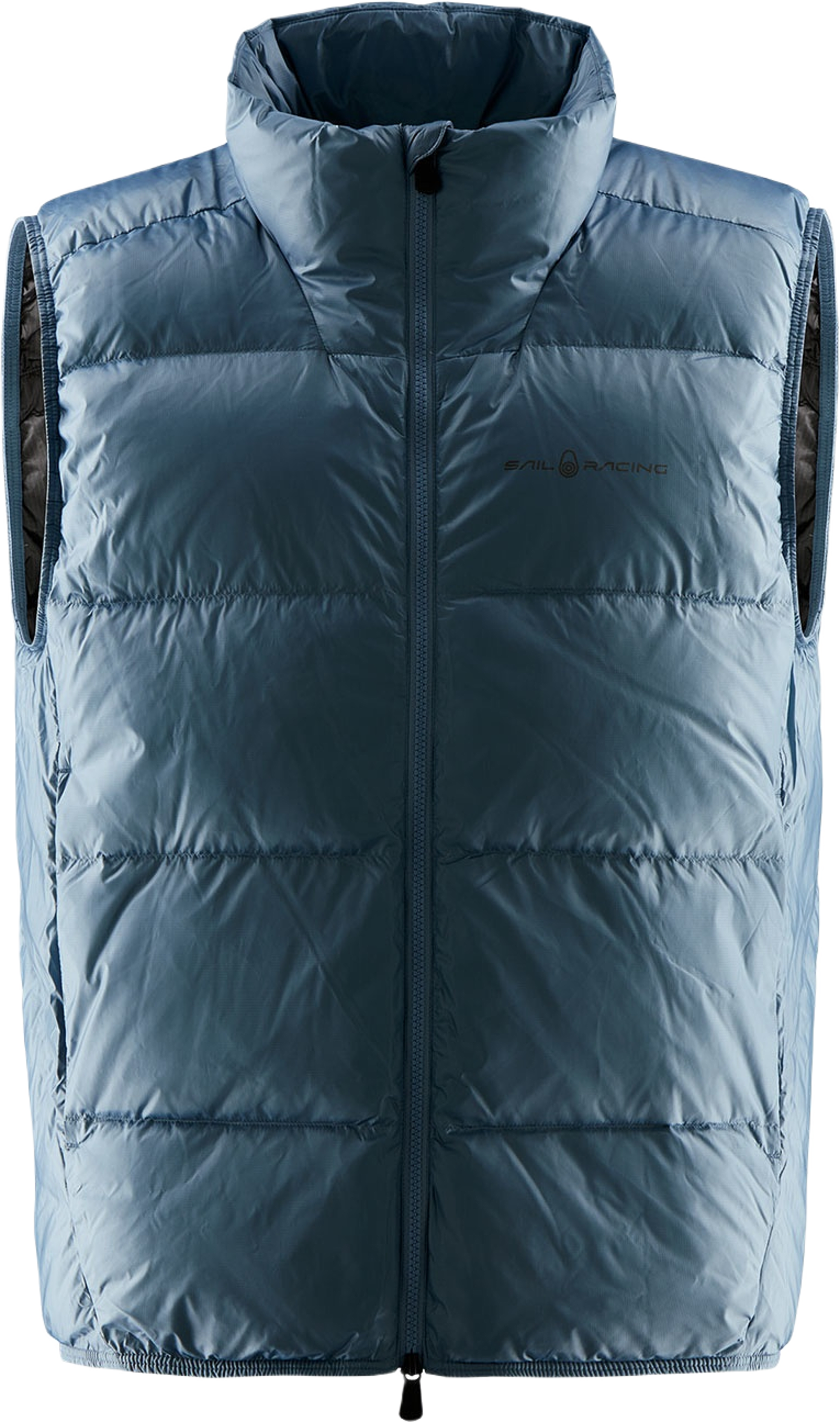 Cloud Down Vest, från Sail Racing, i färgen Aurora Blue.