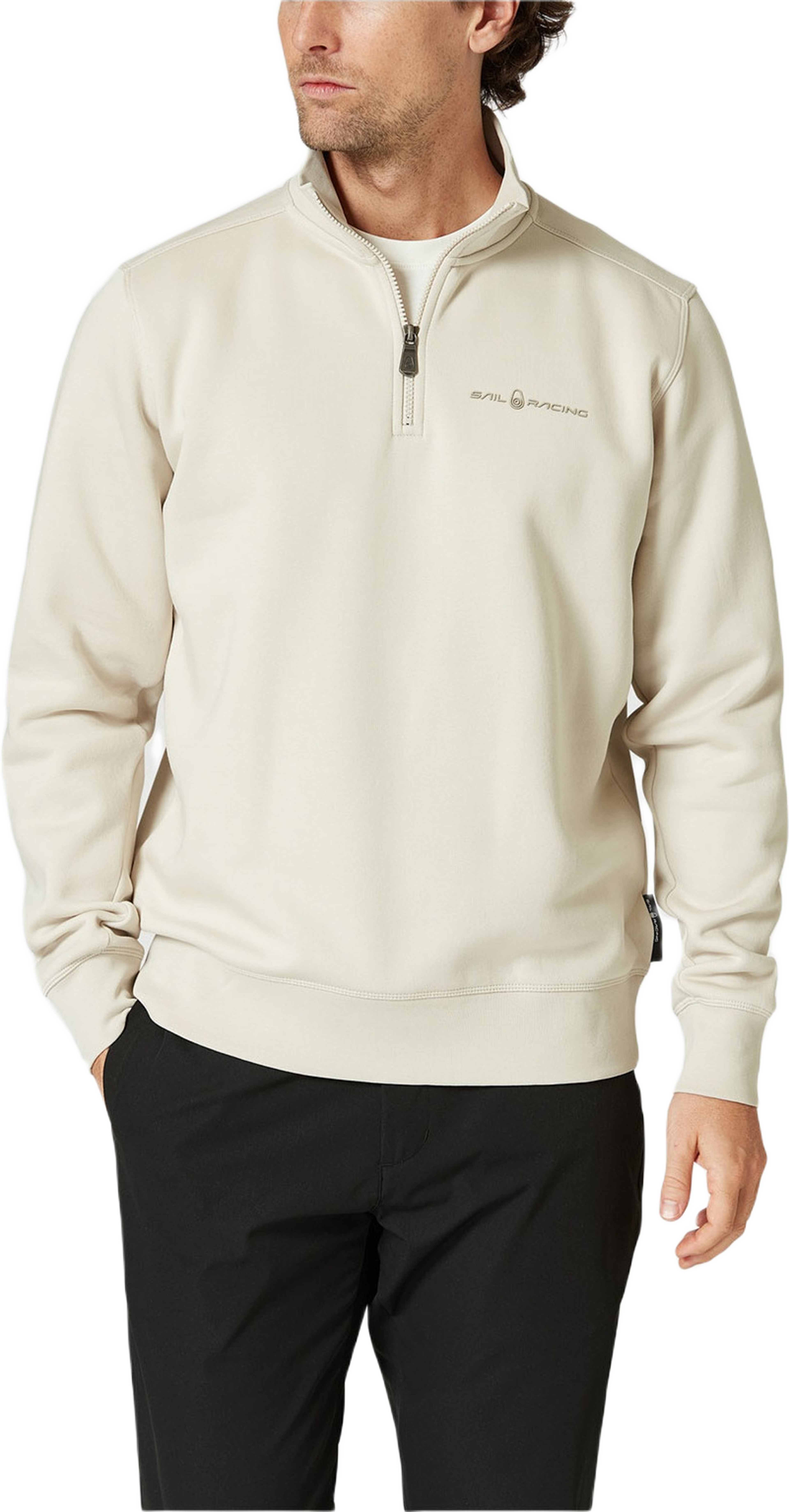 Bowman Logo T-Neck, från Sail Racing, i färgen Ecru.