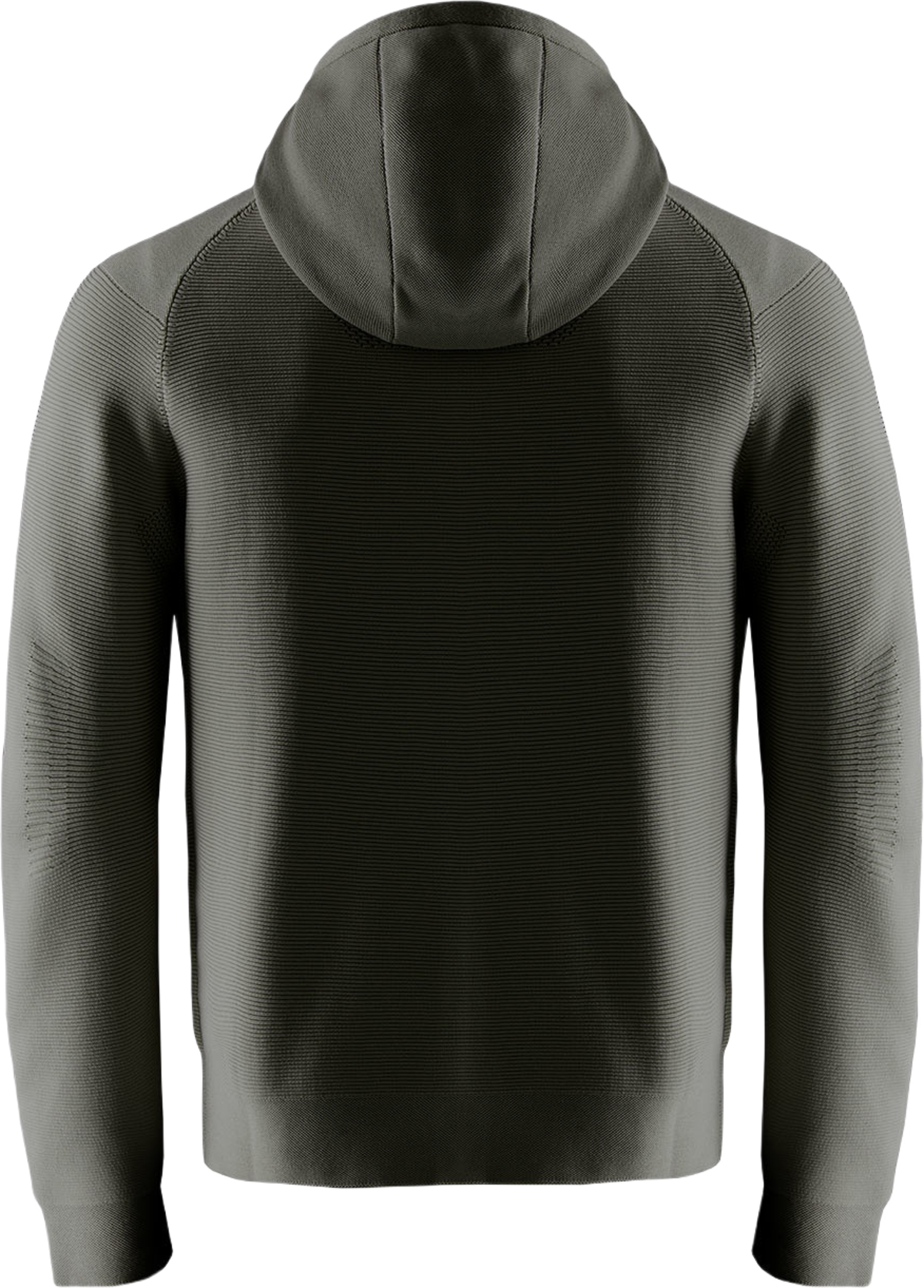 Element Seamless Zip Hood, från Sail Racing, i färgen Mud Green.