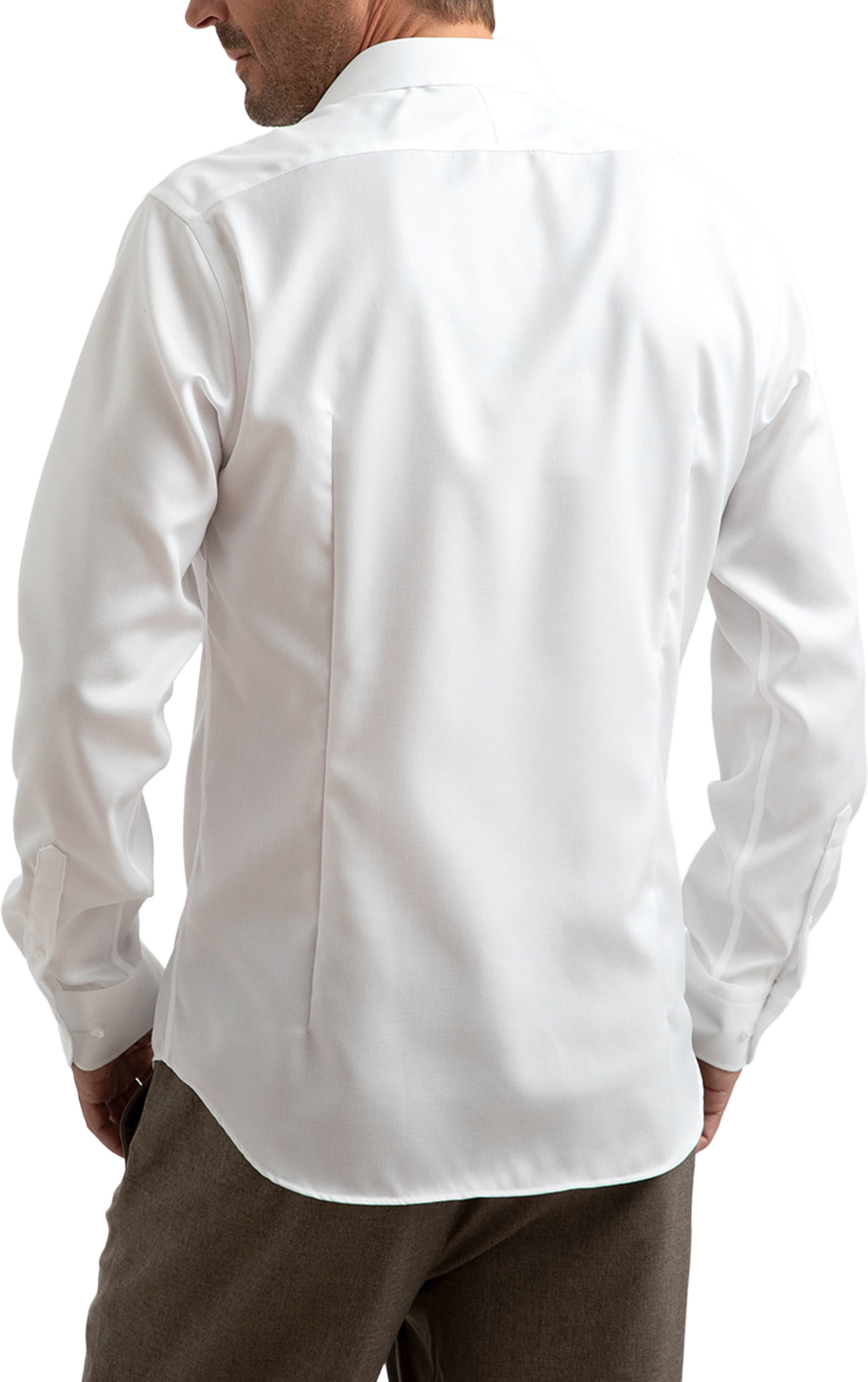 Skjorta Denali, från The Shirt Factory, i färgen White. Klicka för att öppna bilden i stort format