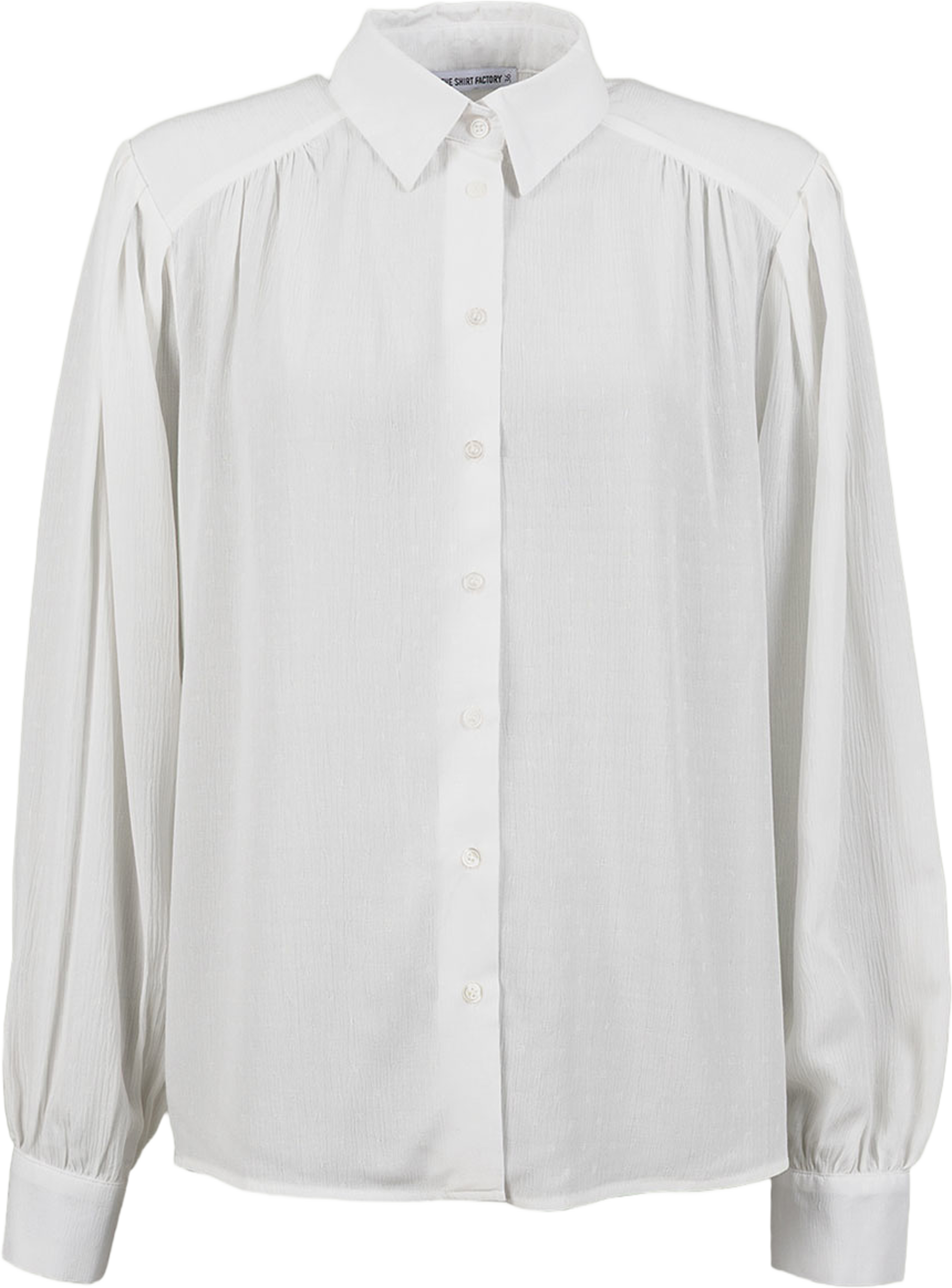 Skjorta Juliette Embrace, från The Shirt Factory, i färgen White. Klicka för att öppna bilden i stort format