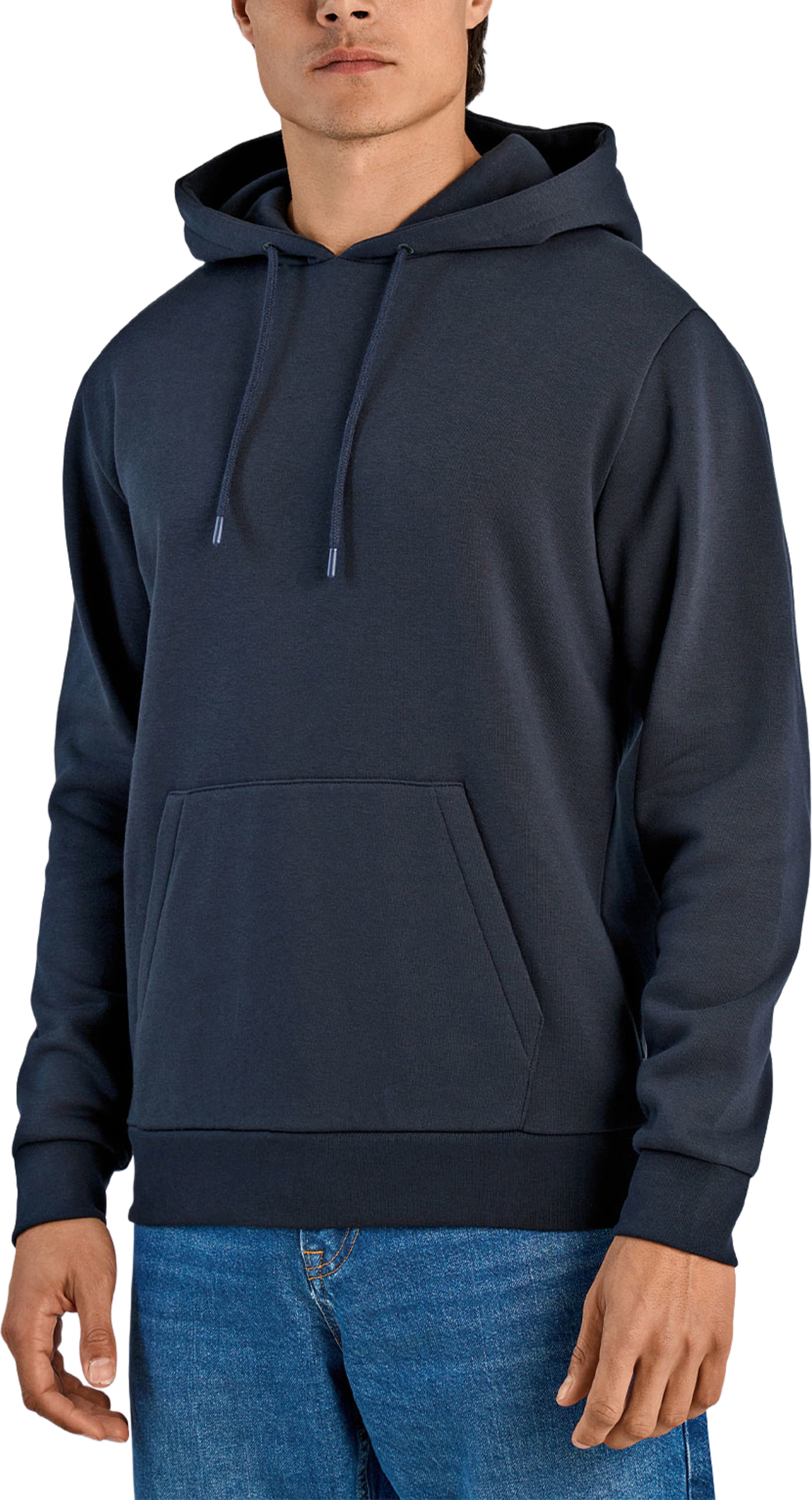 Lindbergh Hoodie Sweatshirt, från Lindbergh, i färgen Navy. Klicka för att öppna bilden i stort format