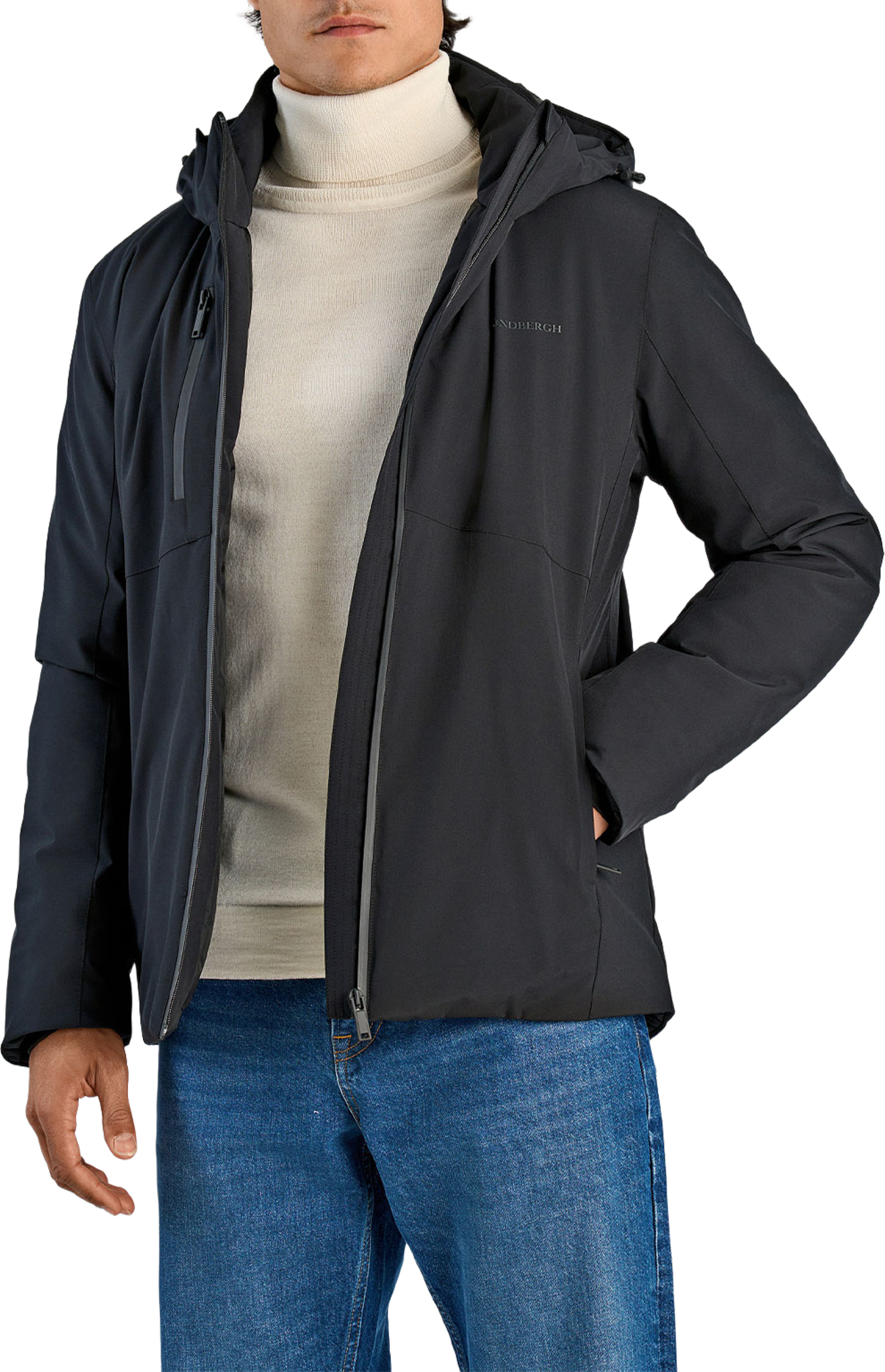 Lindbergh Short parka jacket Jacket, från Lindbergh, i färgen Navy. Klicka för att öppna bilden i stort format