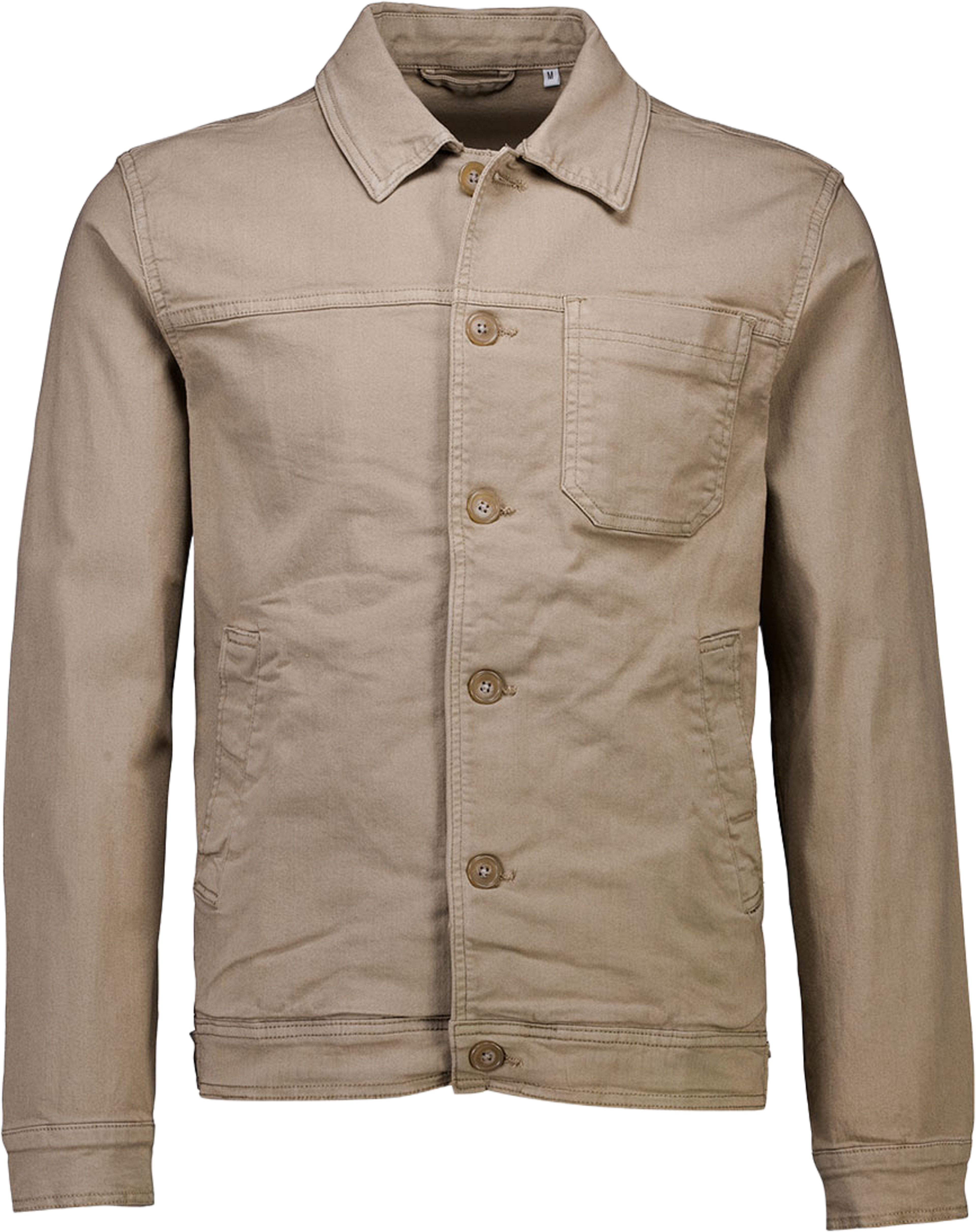 Lindbergh Cropped length overshirt Overshirt, från Lindbergh, i färgen Dk Sand. Klicka för att öppna bilden i stort format