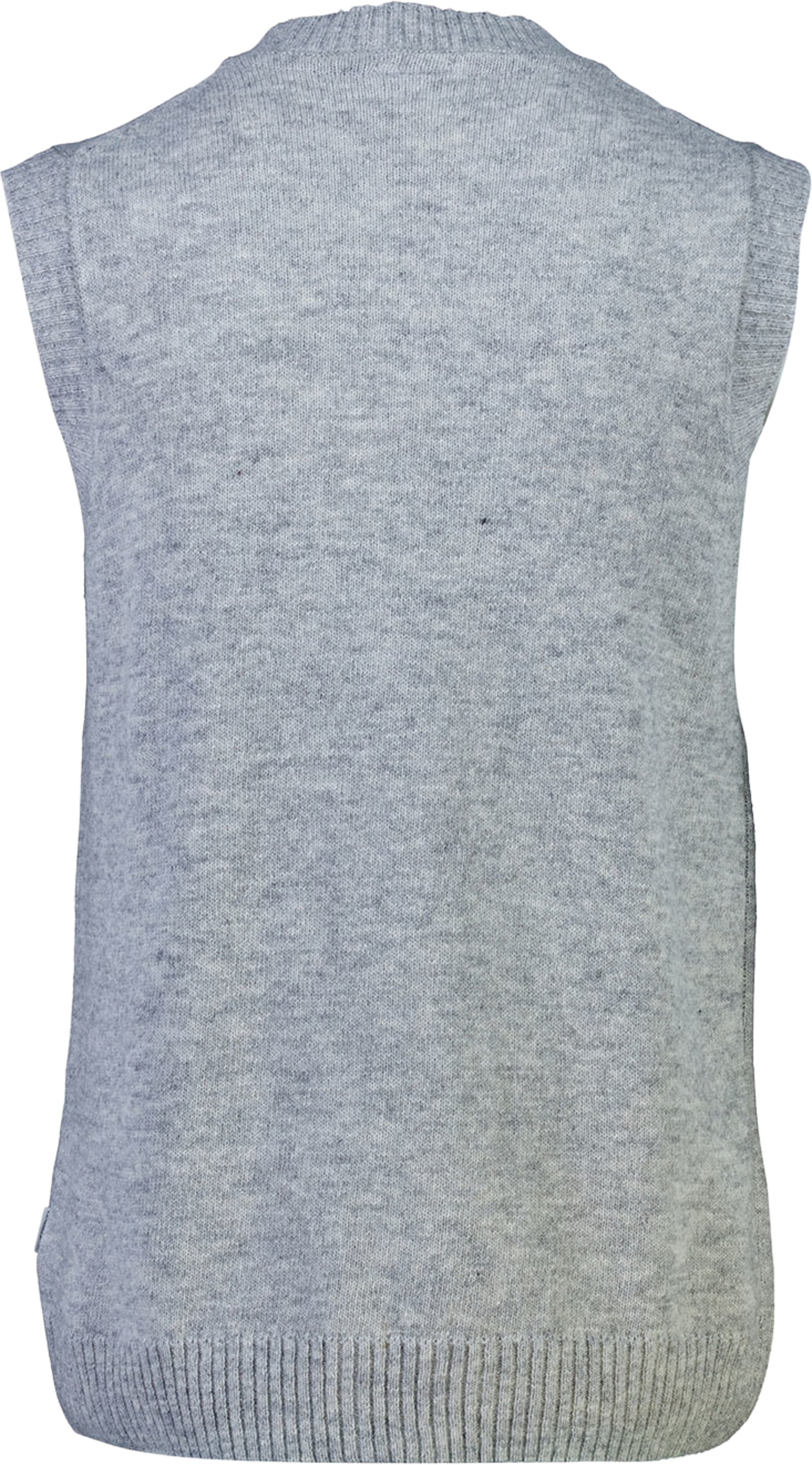 Lindbergh Lambswool v-neck slipover Knit, från Lindbergh, i färgen Mid Grey Mel. Klicka för att öppna bilden i stort format