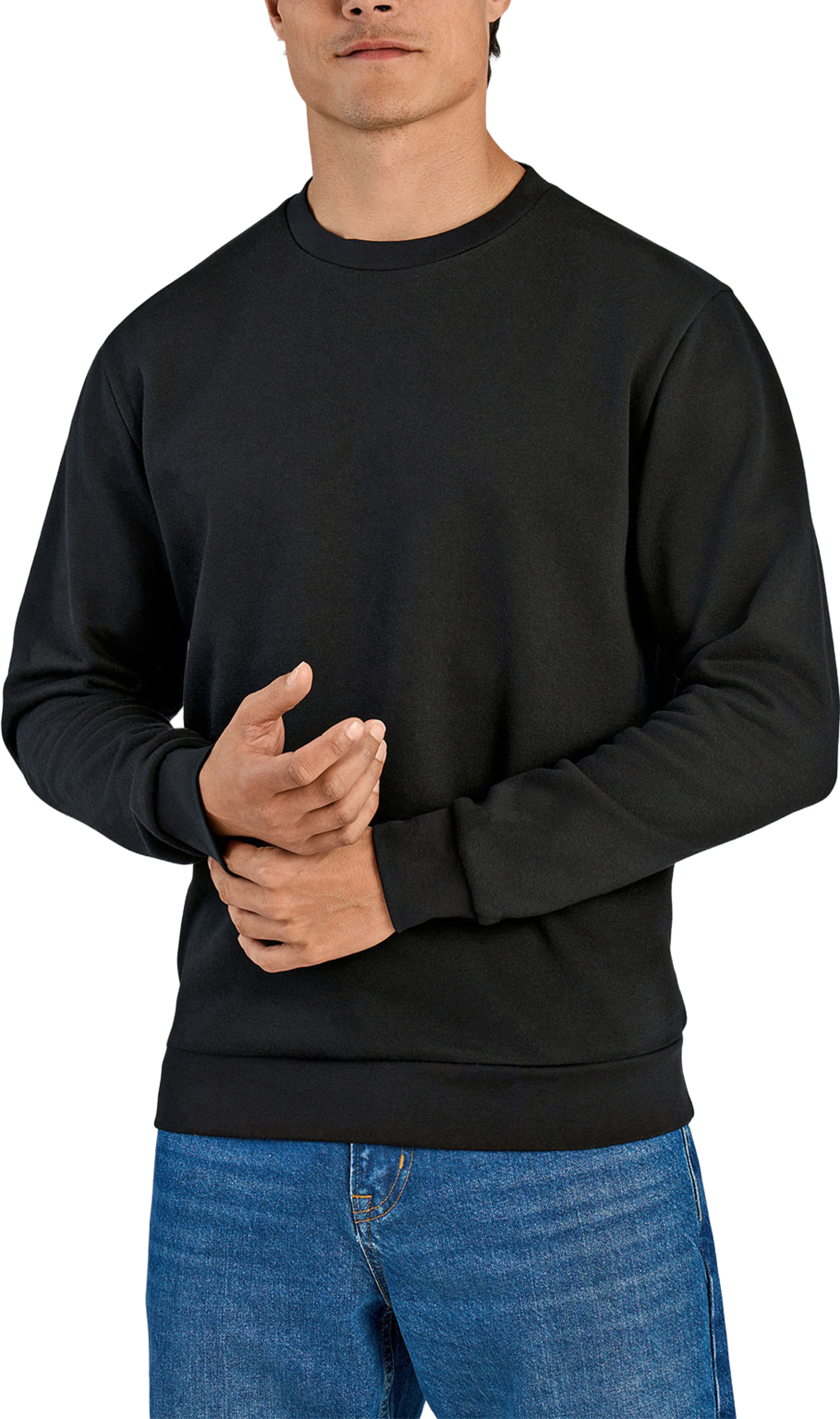 Lindbergh O-neck sweatshirt Sweatshirt, från Lindbergh, i färgen Black. Klicka för att öppna bilden i stort format