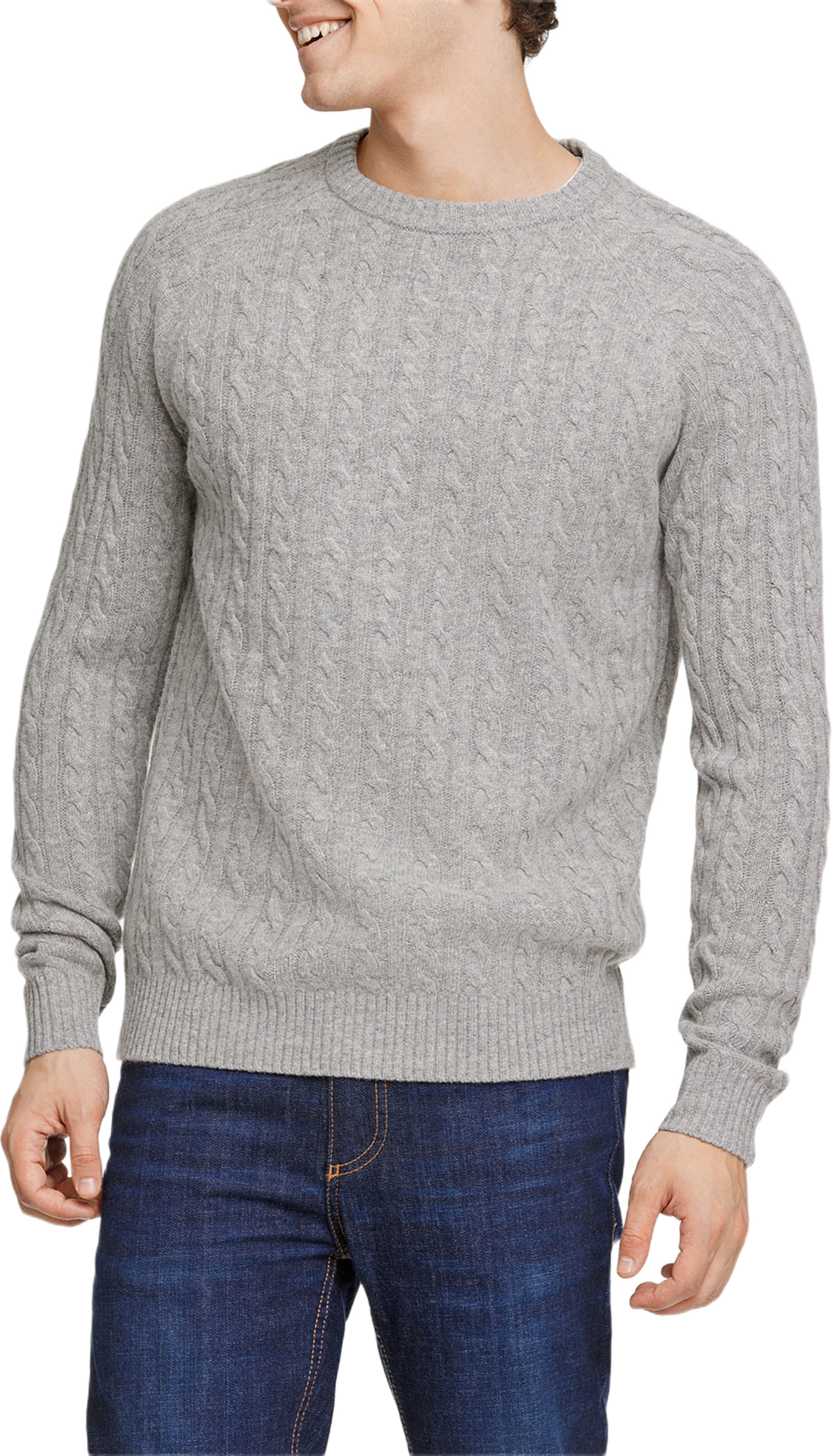 Lindbergh Lambswool raglan Knit, från Lindbergh, i färgen Mid Grey Mel. Klicka för att öppna bilden i stort format