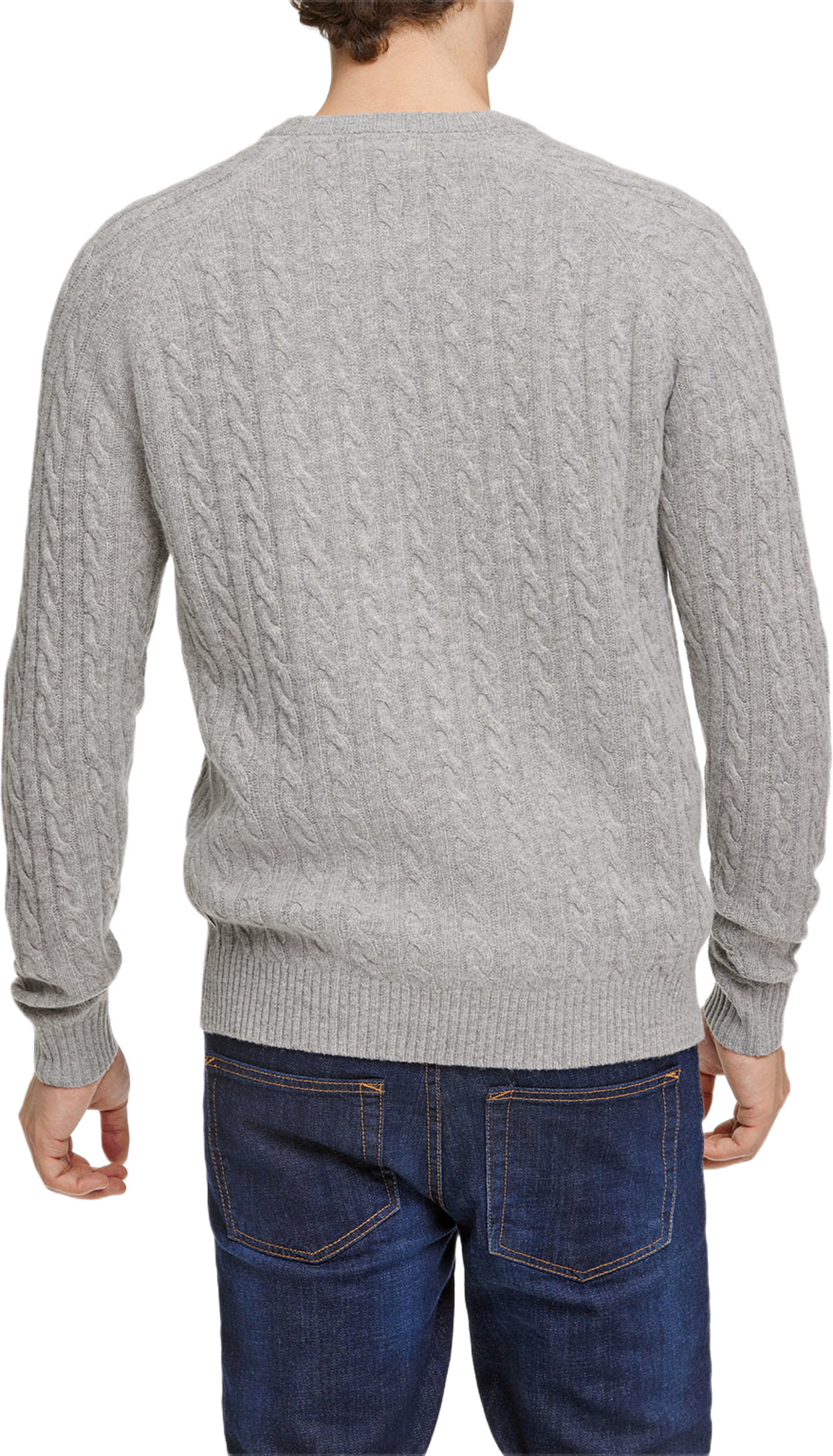 Lindbergh Lambswool raglan Knit, från Lindbergh, i färgen Mid Grey Mel. Klicka för att öppna bilden i stort format
