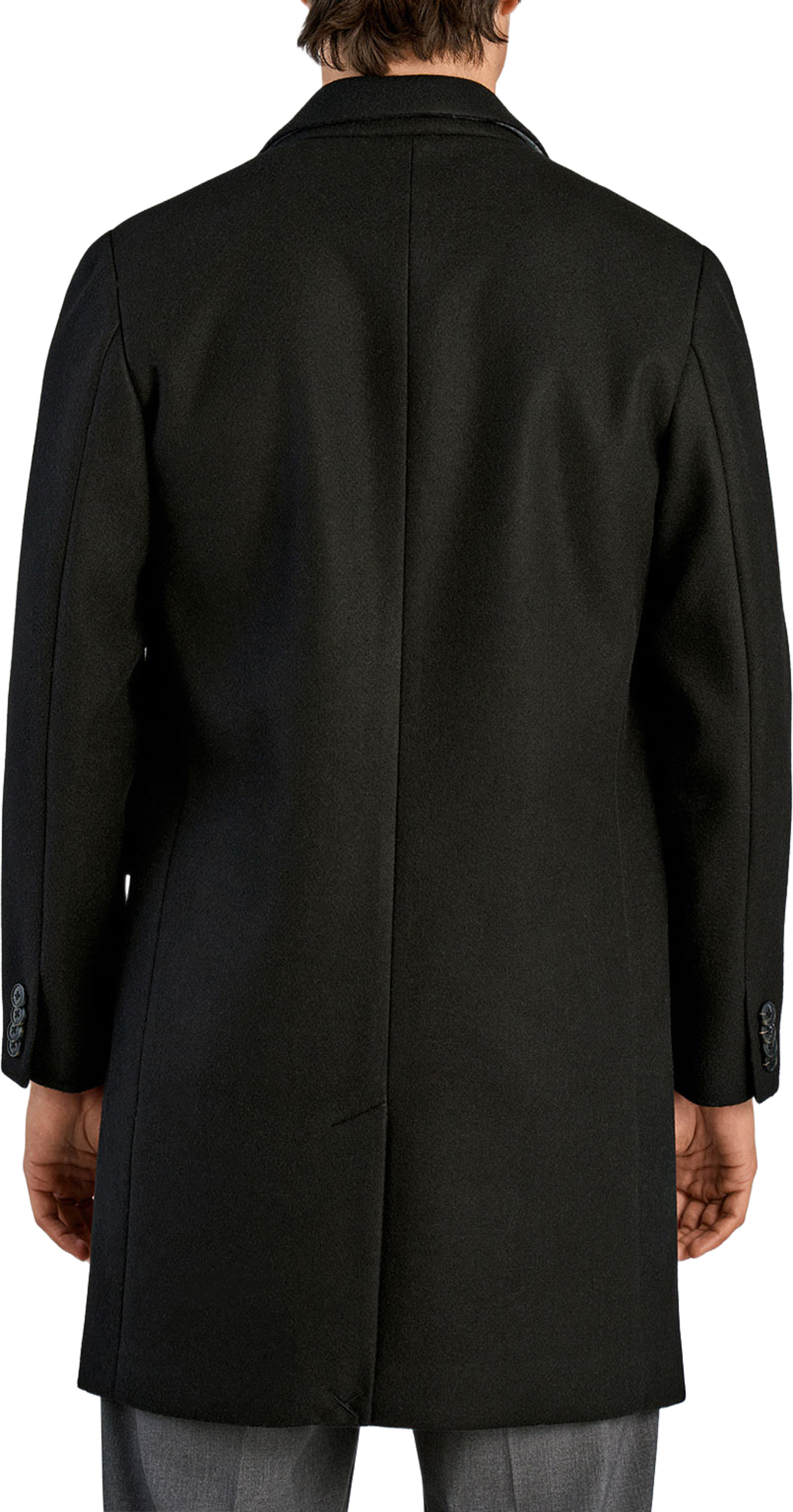 Classic Coat, från Lindbergh, i färgen Black. Klicka för att öppna bilden i stort format