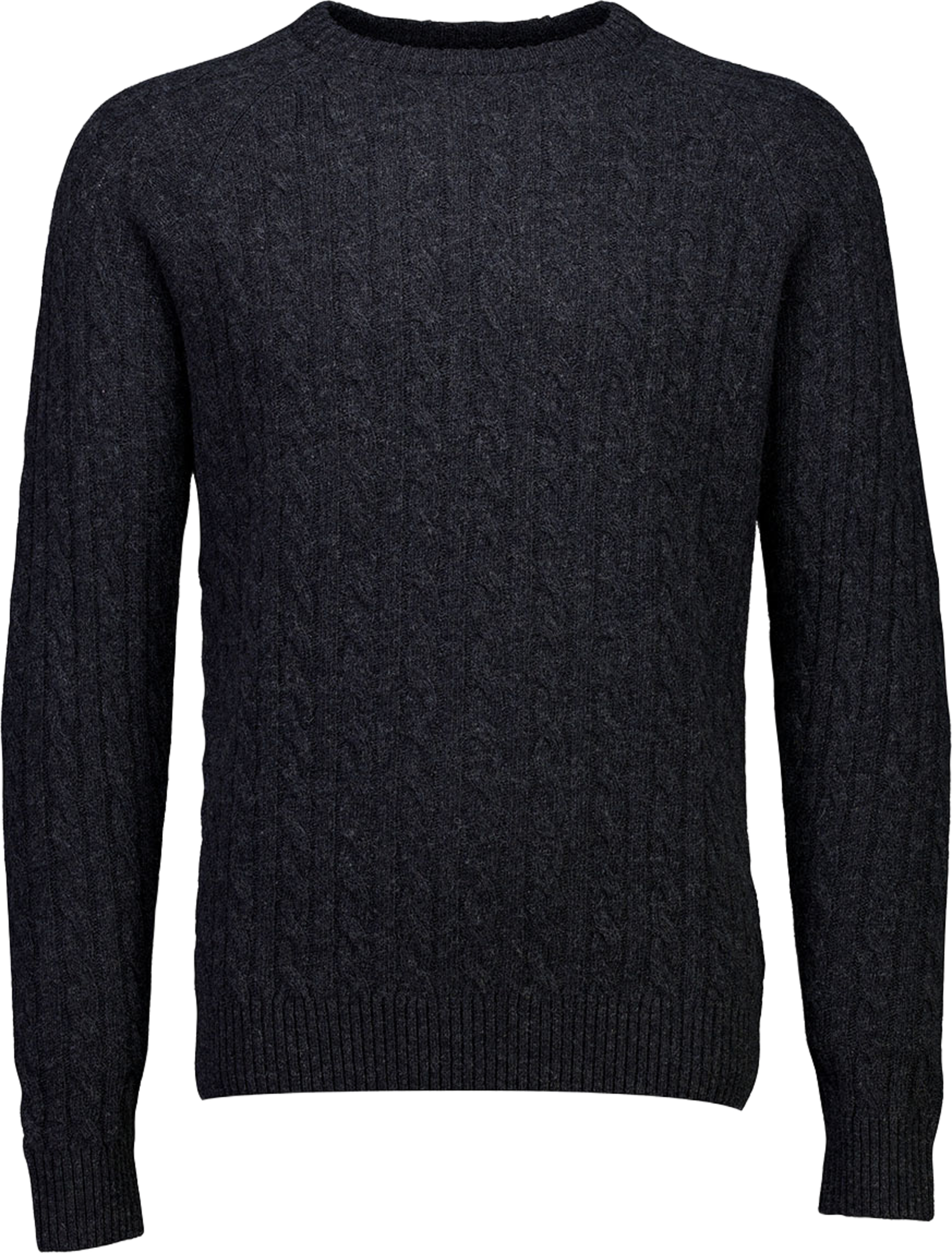 Lindbergh Lambswool raglan Knit, från Lindbergh, i färgen Charcoal Mel. Klicka för att öppna bilden i stort format