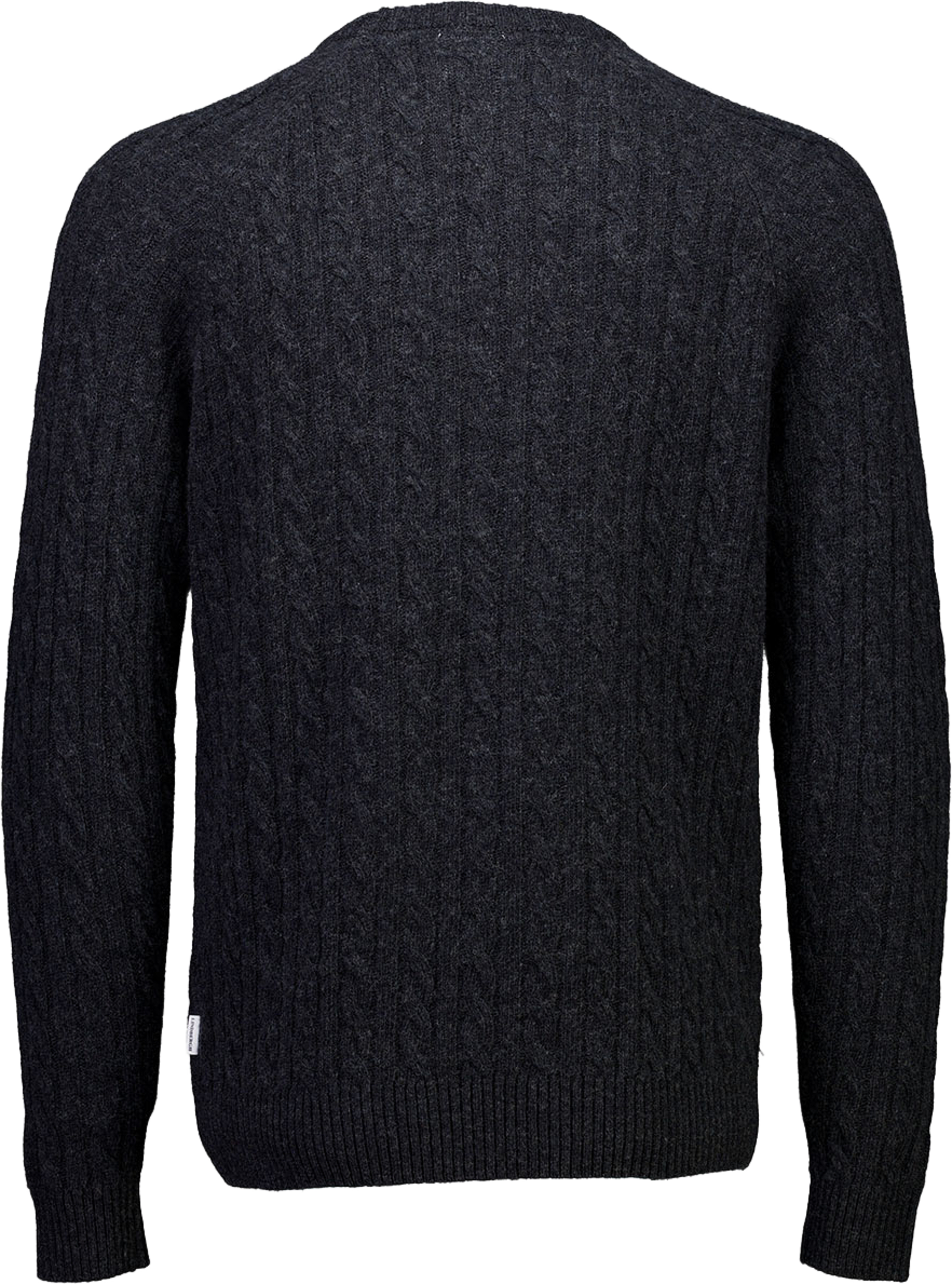 Lindbergh Lambswool raglan Knit, från Lindbergh, i färgen Charcoal Mel. Klicka för att öppna bilden i stort format