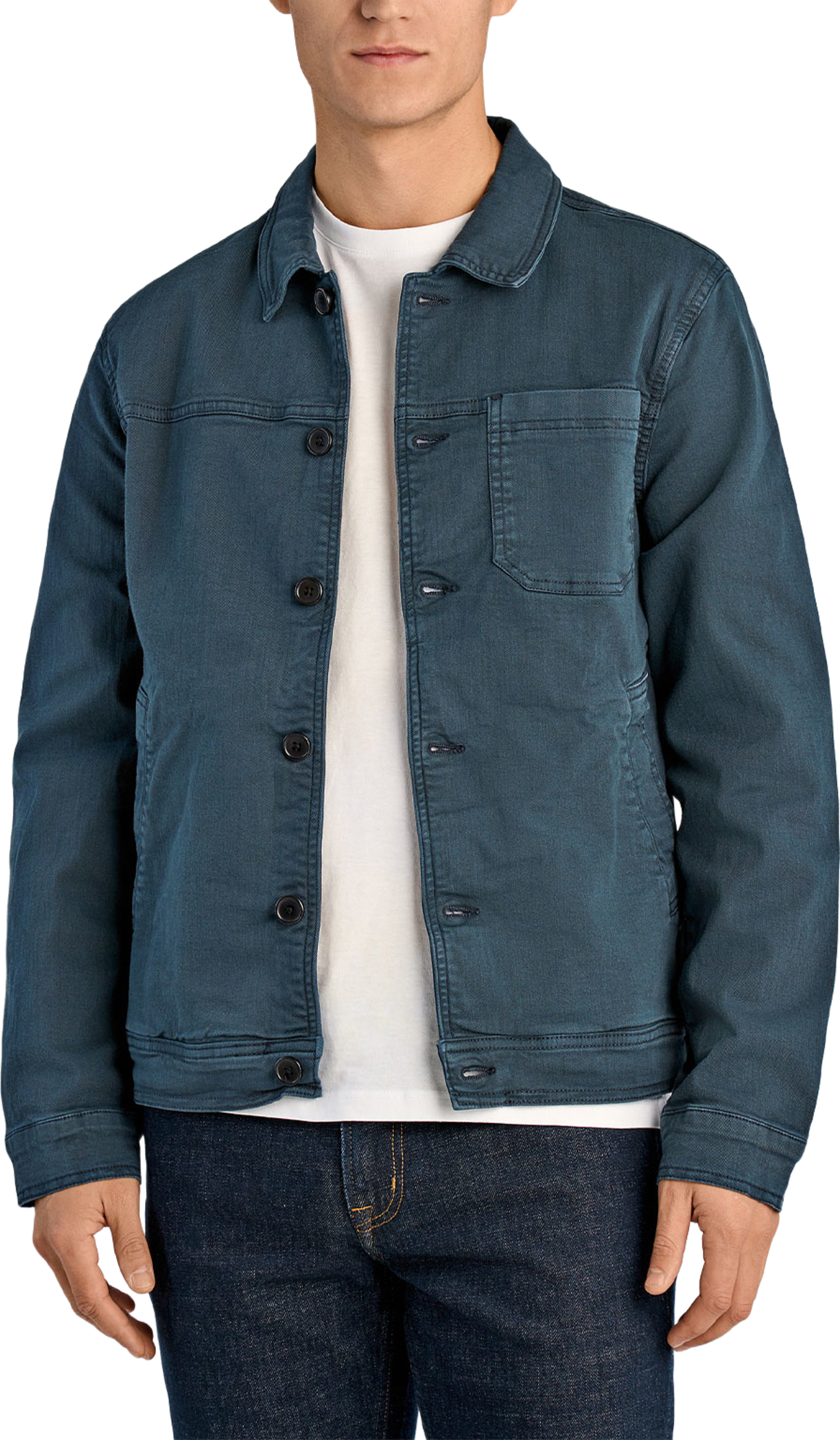 Lindbergh Cropped length overshirt Overshirt, från Lindbergh, i färgen Navy. Klicka för att öppna bilden i stort format