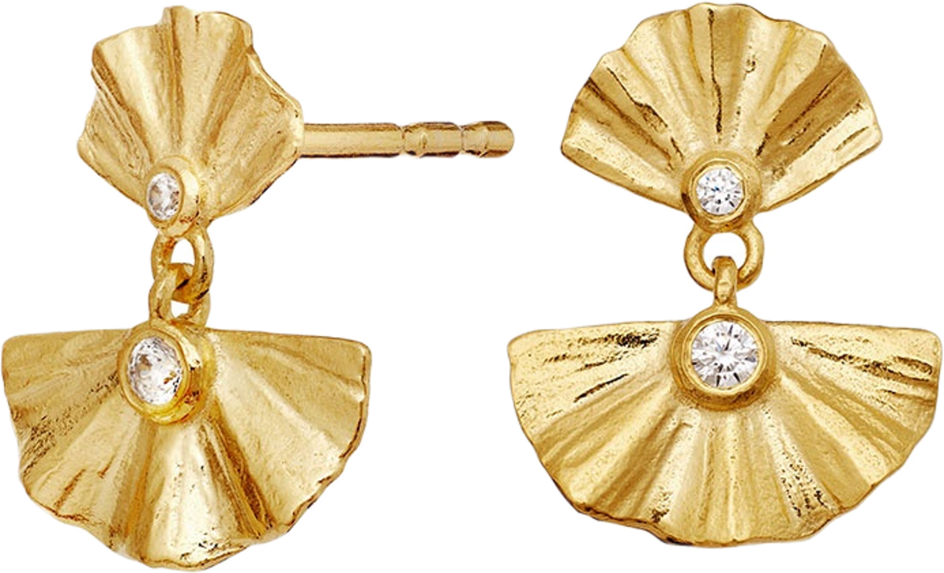 Odile Earrings, från Maanesten, i färgen Goldplated.