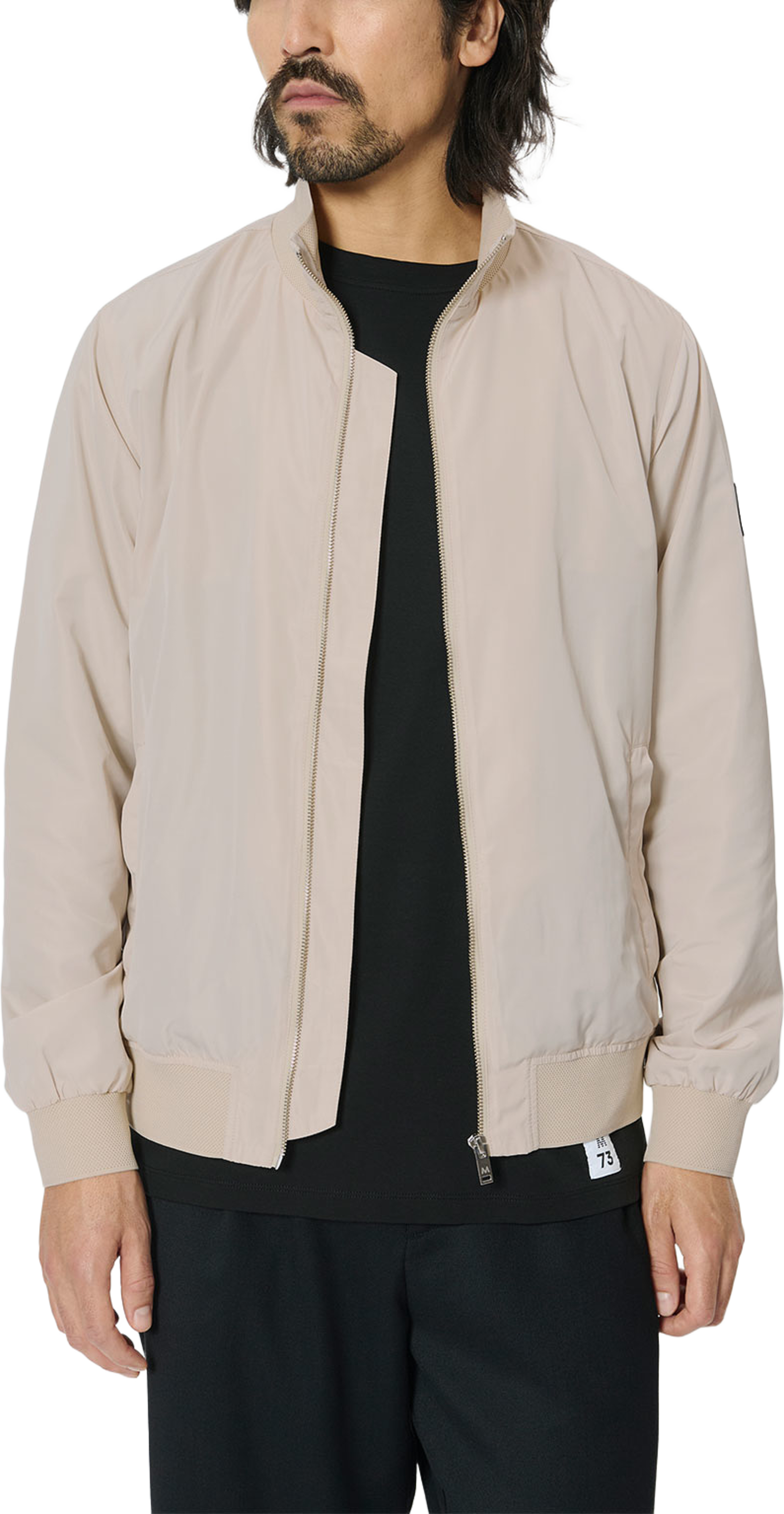 MAhardron N; Matinique Jacket Otw, från Matinique, i färgen Fog. Klicka för att öppna bilden i stort format