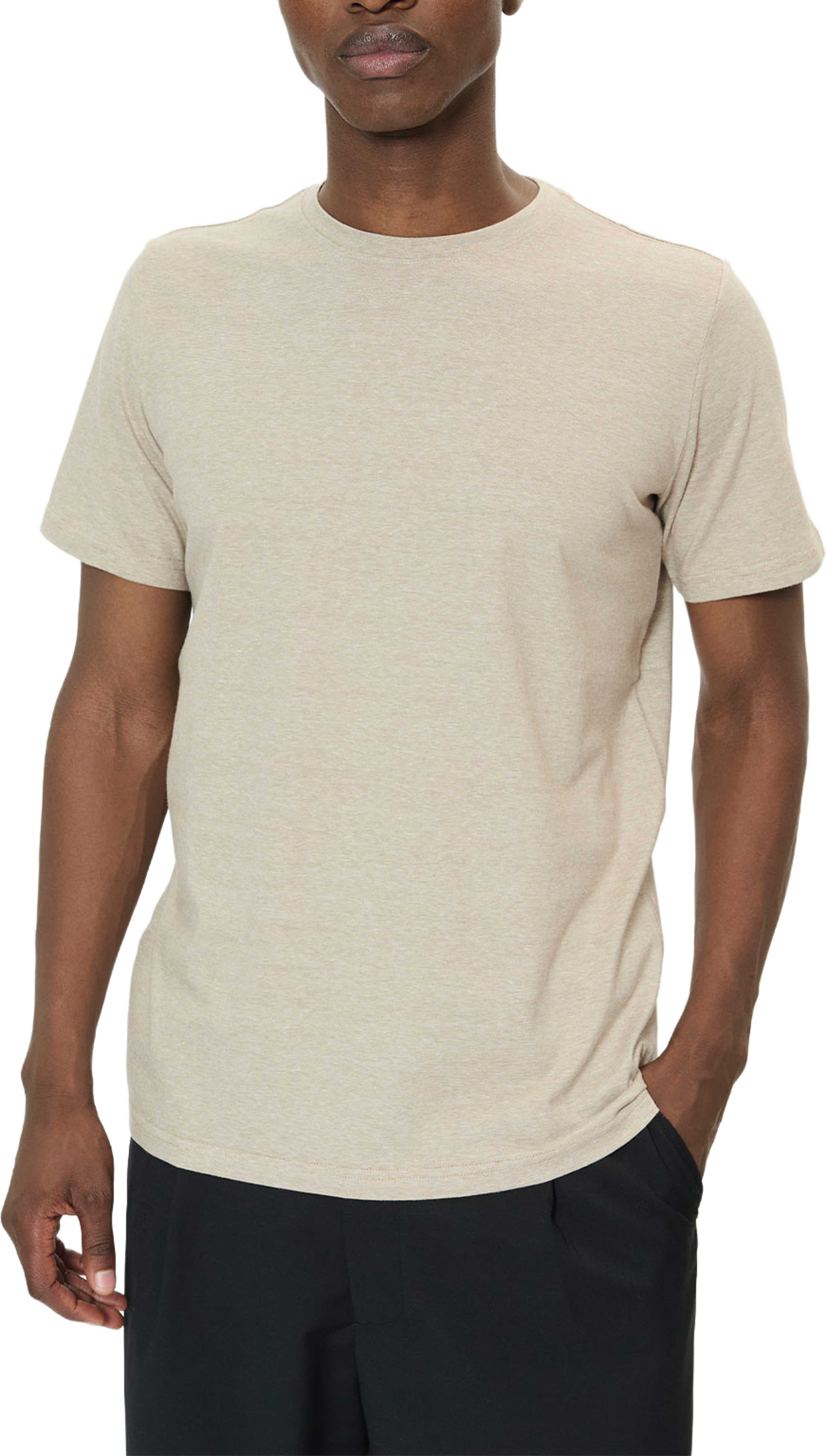 Jermane T-Shirt, från Matinique, i färgen Caribou. Klicka för att öppna bilden i stort format