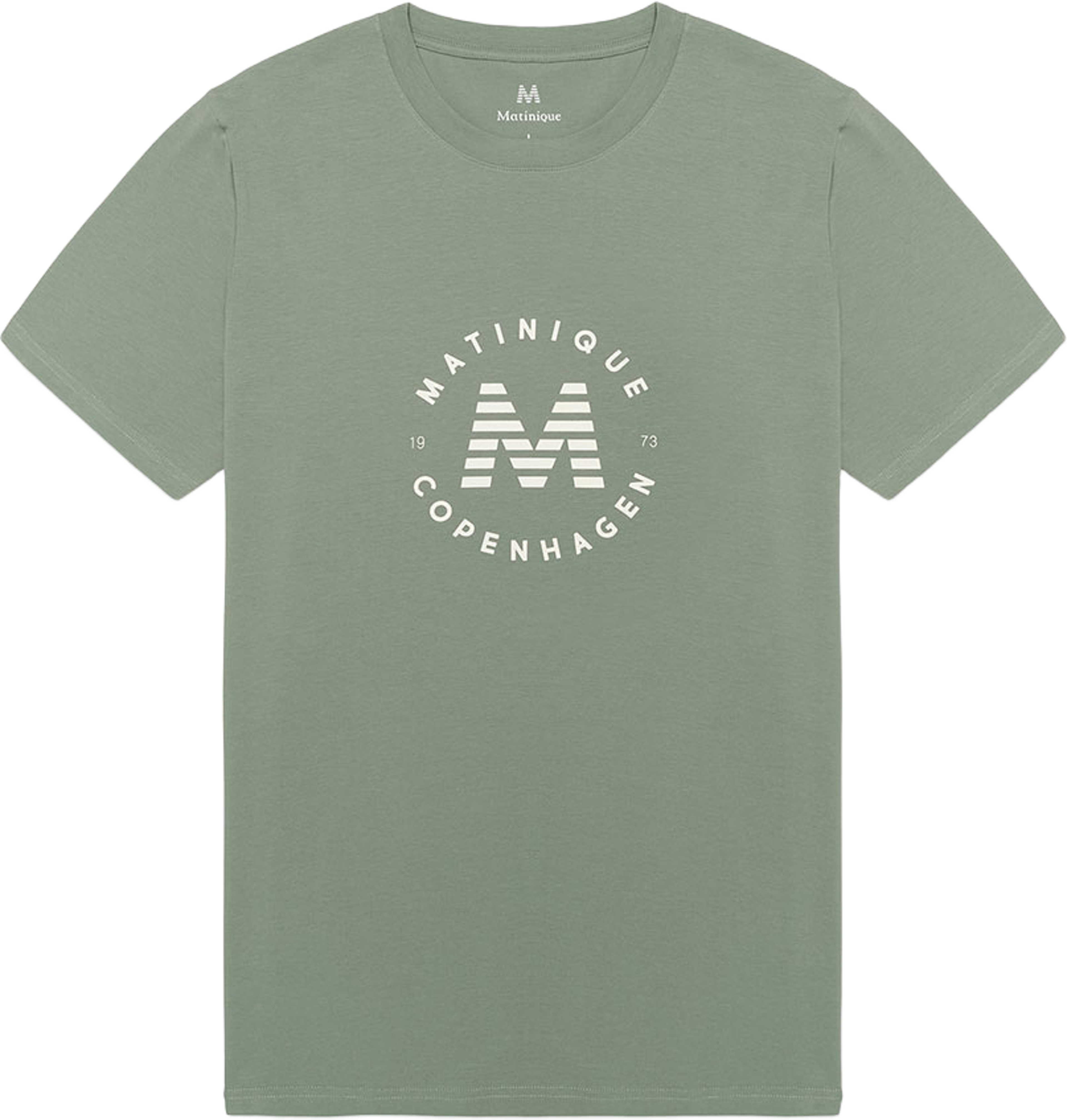 MAjeramy Logo T-shirt, från Matinique, i färgen Sea Spray. Klicka för att öppna bilden i stort format