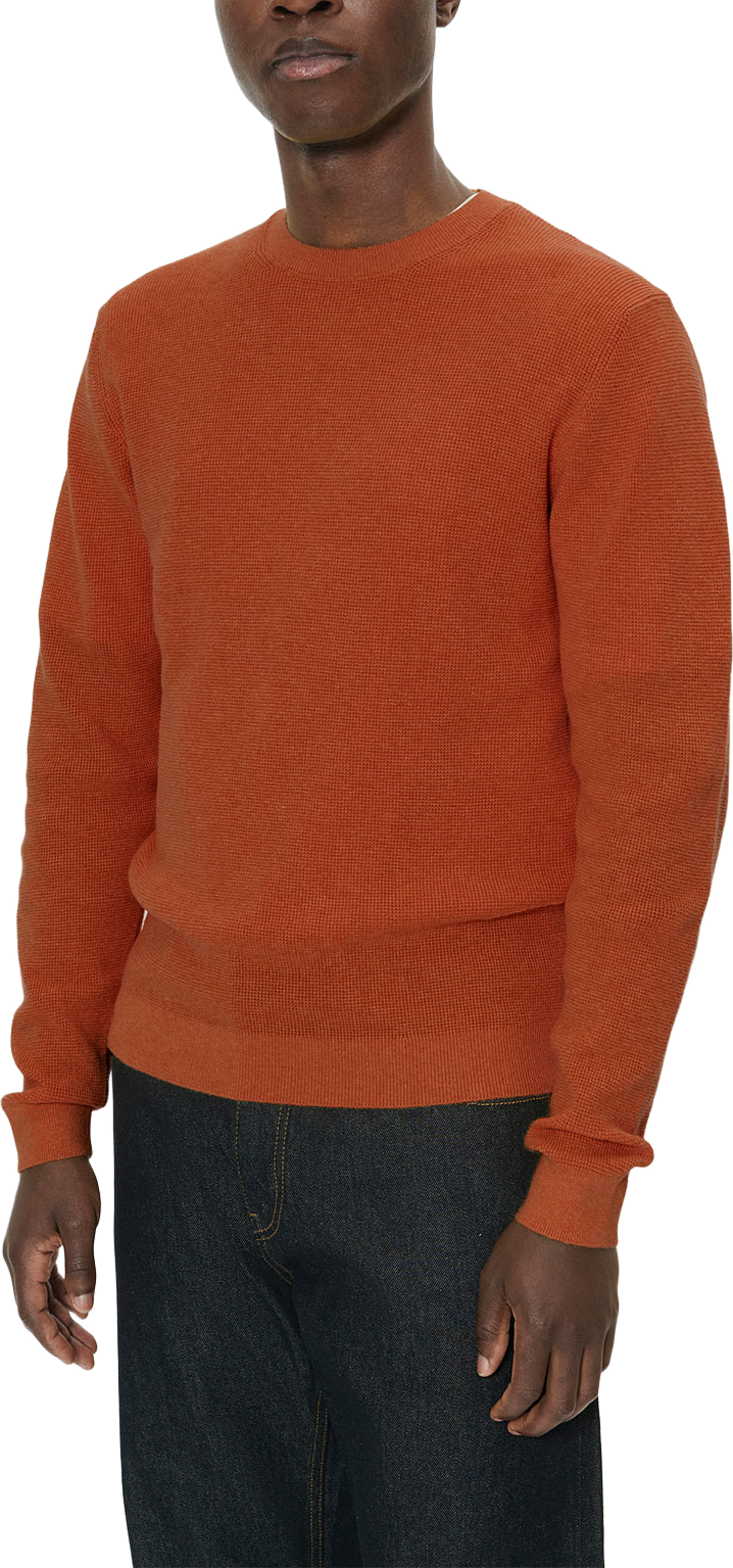 MAlagoon Pullover, från Matinique, i färgen Gold Flame. Klicka för att öppna bilden i stort format