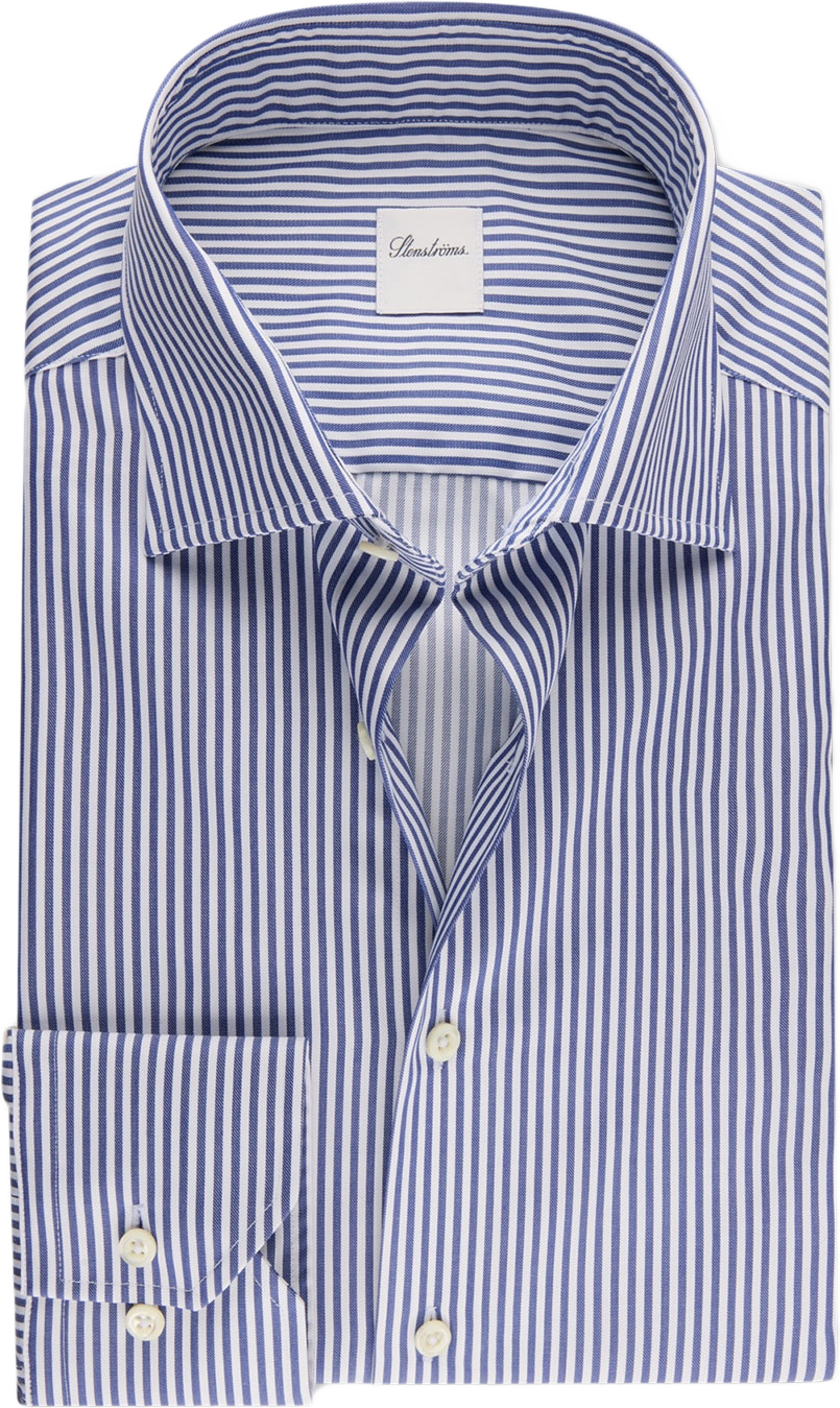 Randig Twillskjorta, från Stenströms, i färgen Blue Stripe.