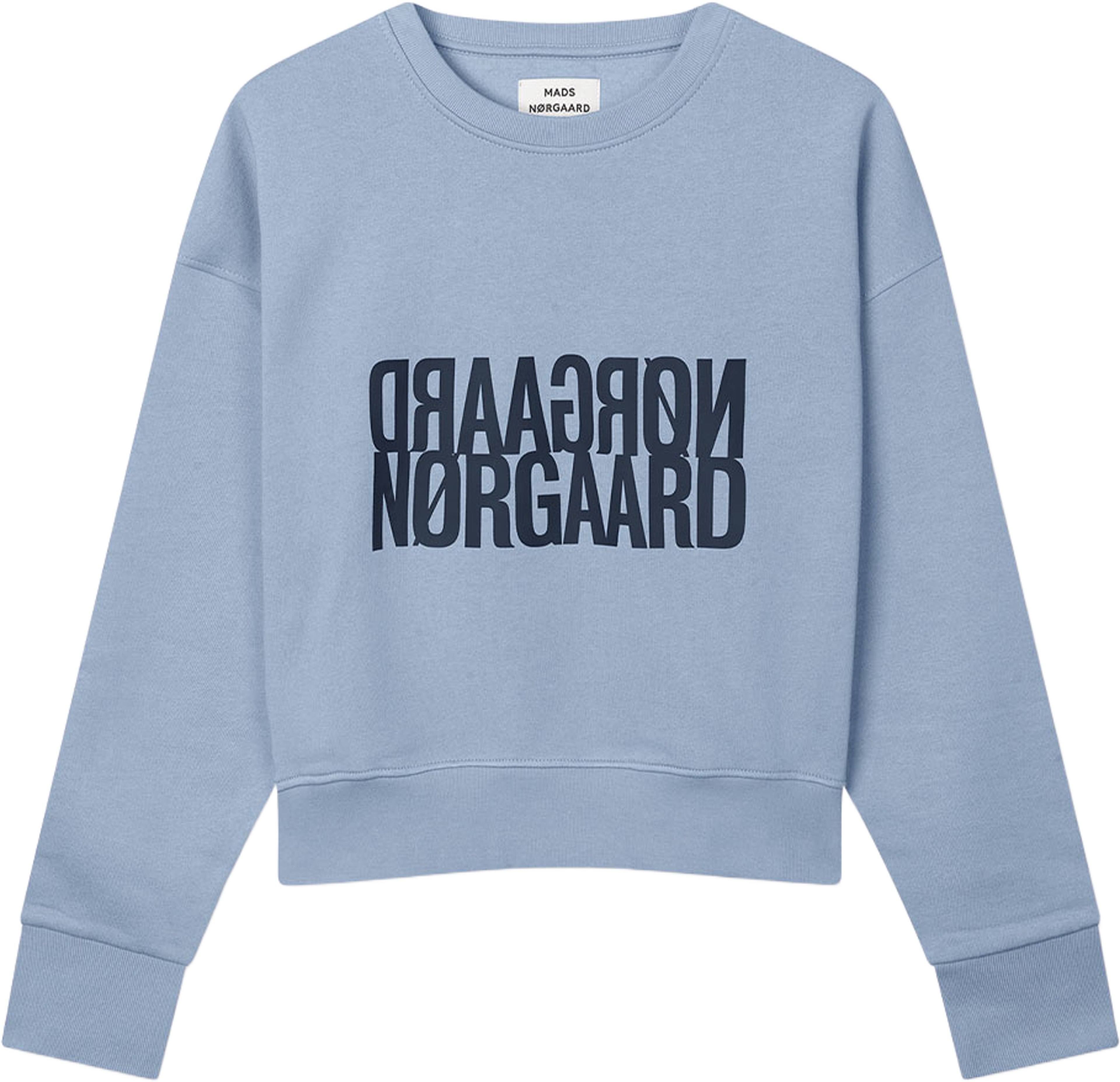 Original Sweat Tilvina Sweatshirt, från Mads Nørgaard, i färgen Faded Denim. Klicka för att öppna bilden i stort format