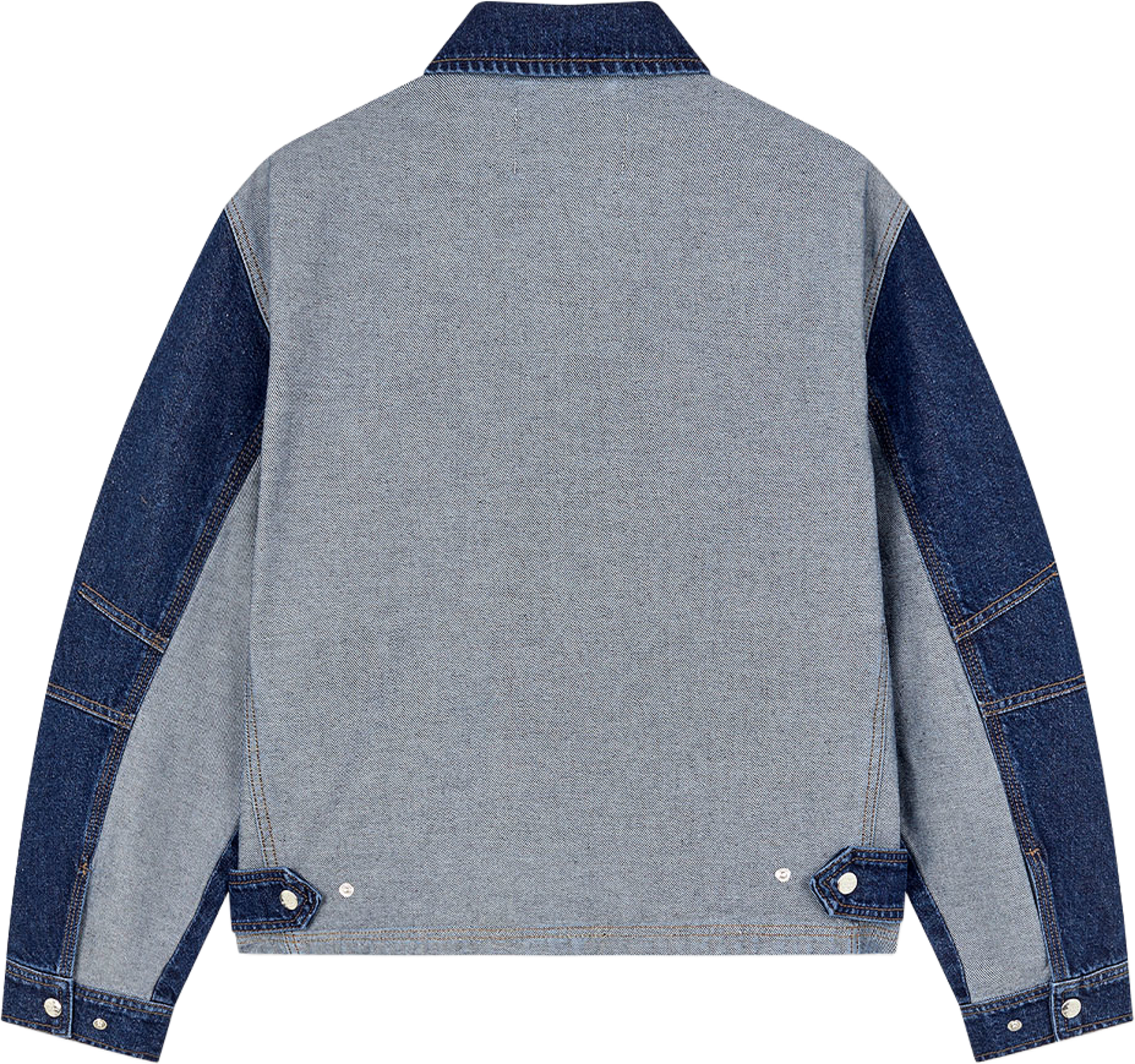 Luke Denim Solar Jacket Block, från Mads Nørgaard, i färgen Mid Blue Denim. Klicka för att öppna bilden i stort format