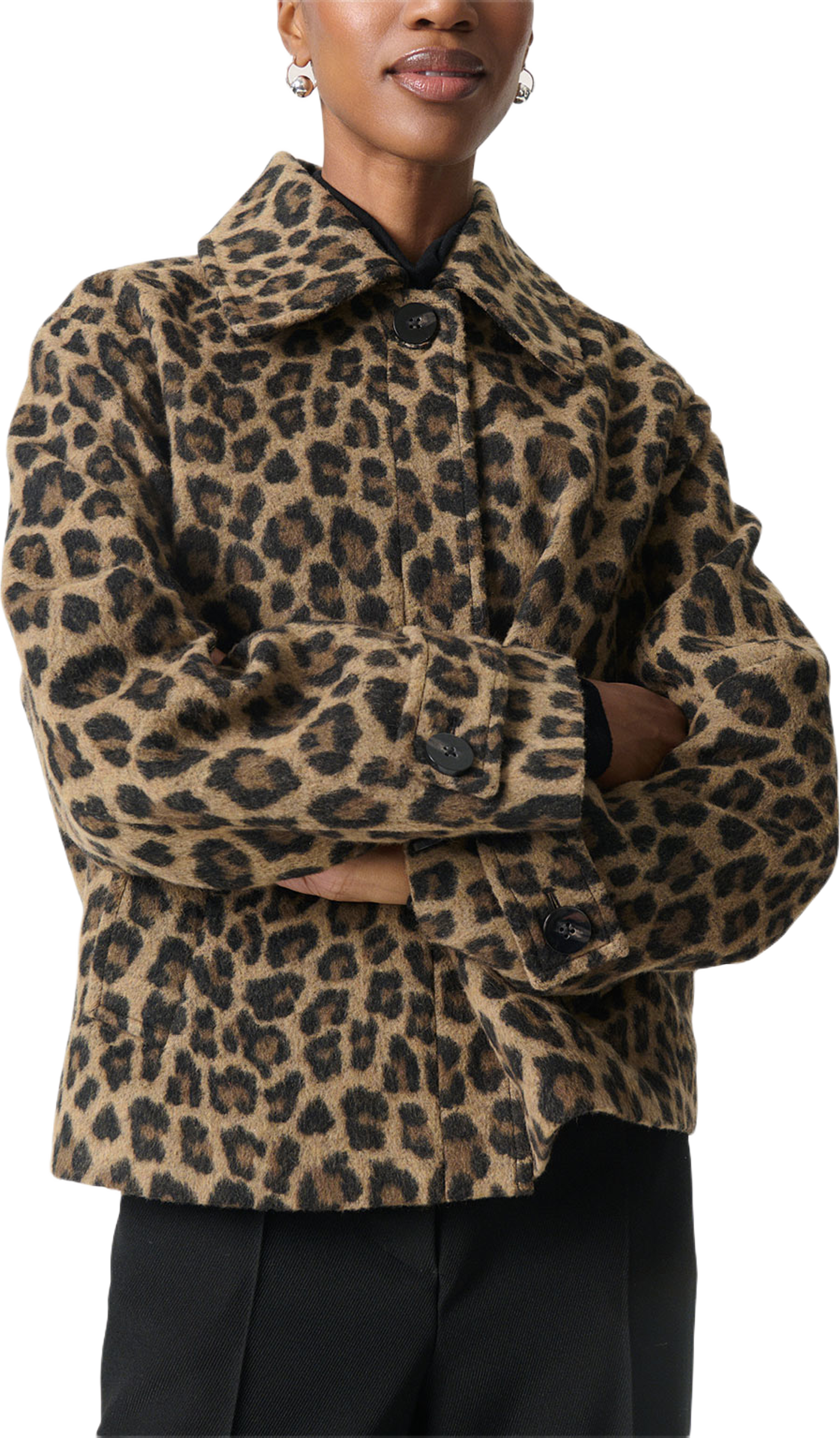 SLLeony Akeleje Jacket, från Soaked In Luxury, i färgen Leopard Jaquard.