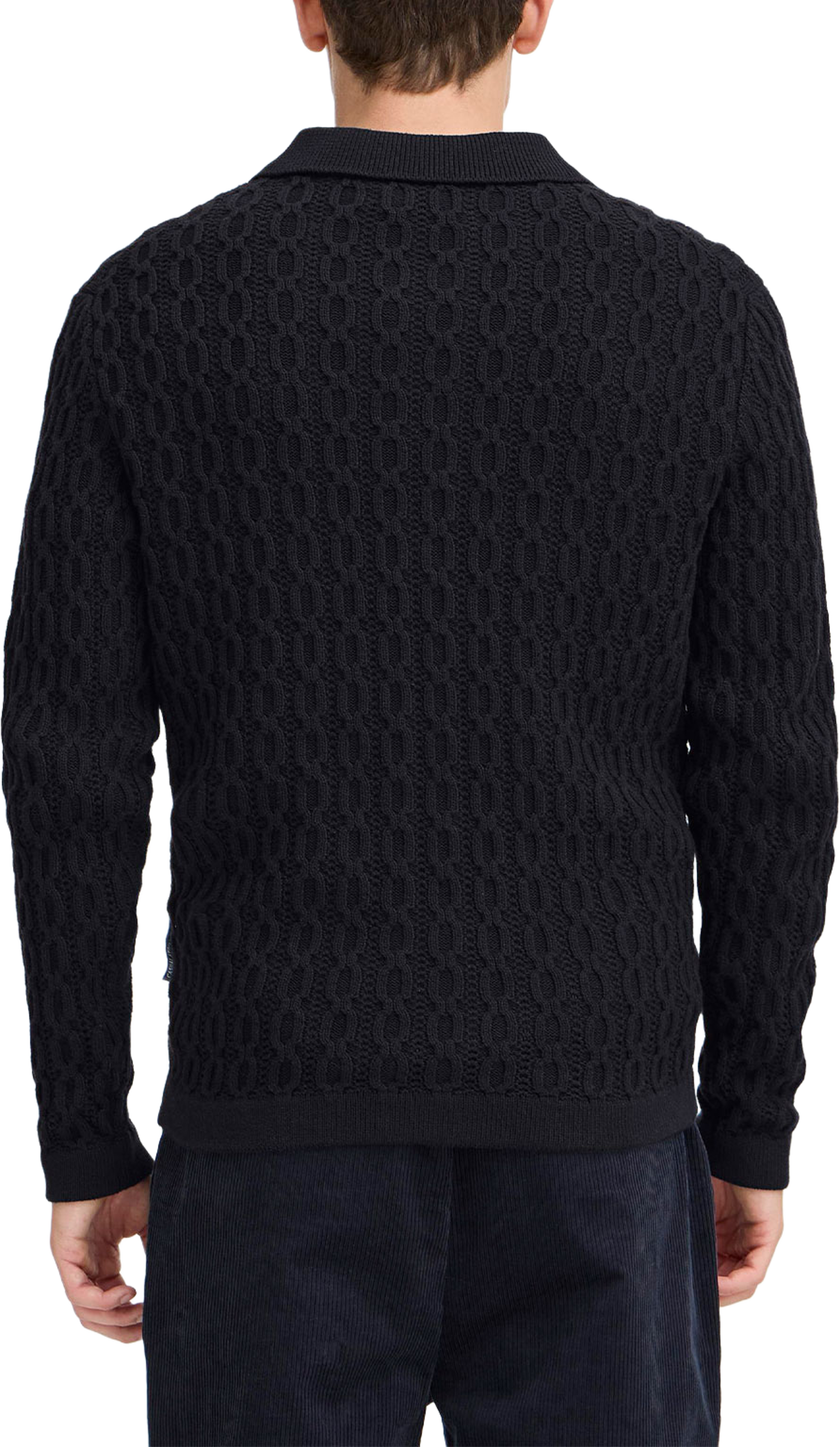 Cftoke Cable Cardigan, från Casual Friday, i färgen Dark Navy. Klicka för att öppna bilden i stort format