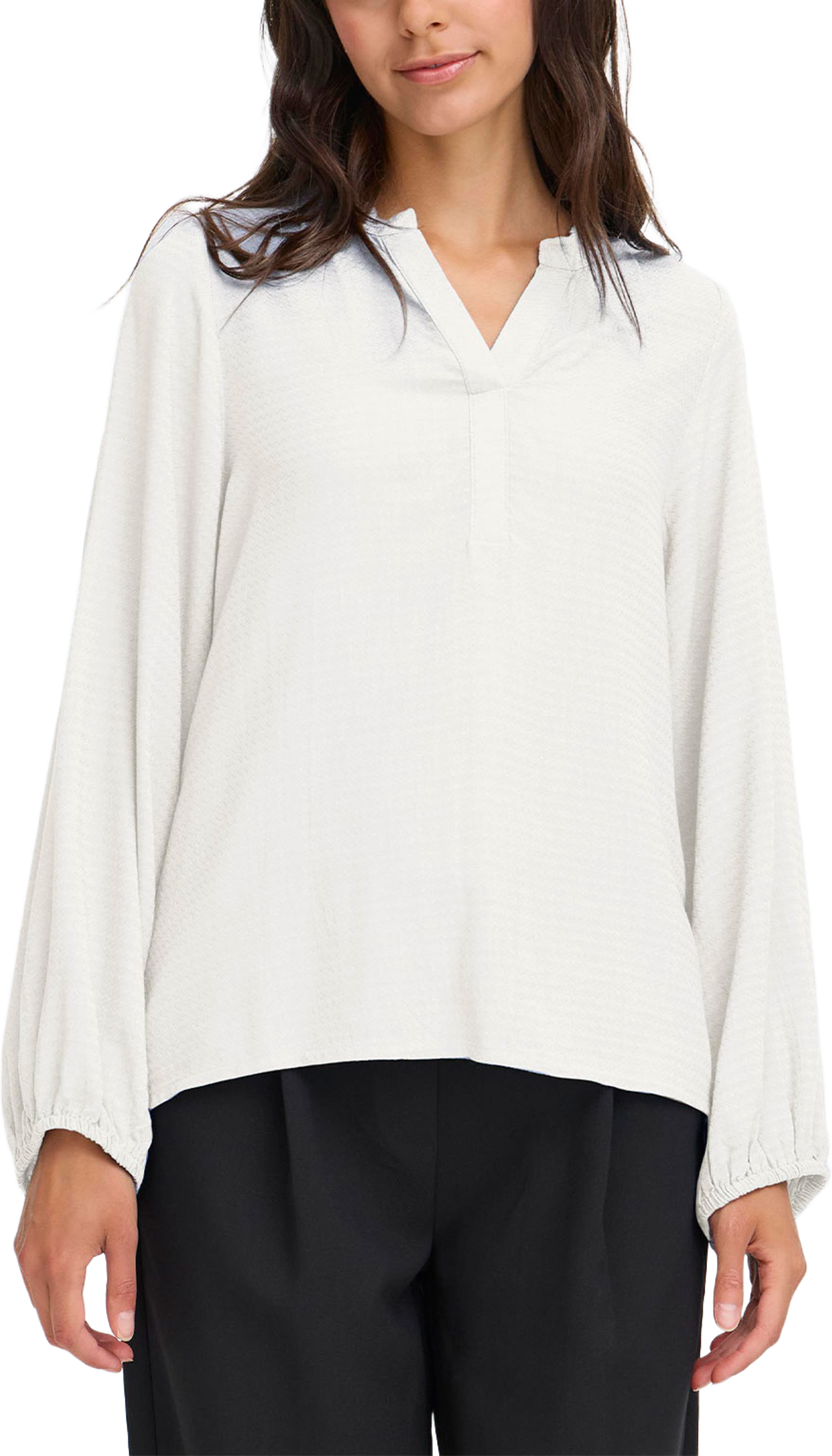 FRHIDA Blouse, från Fransa, i färgen Blanc De Blanc.