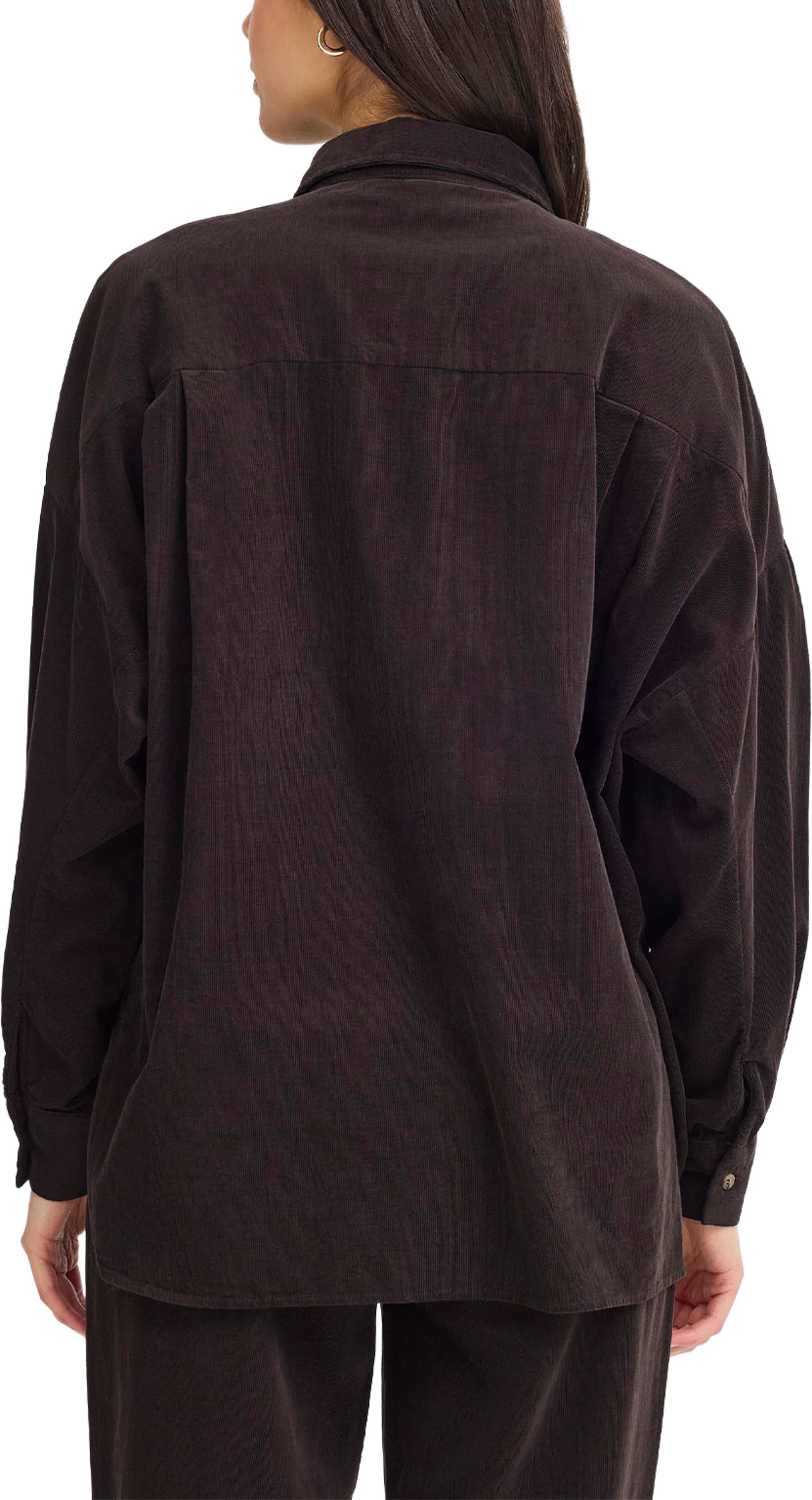 FRCORY Shirt, från Fransa, i färgen Chocolate Torte.