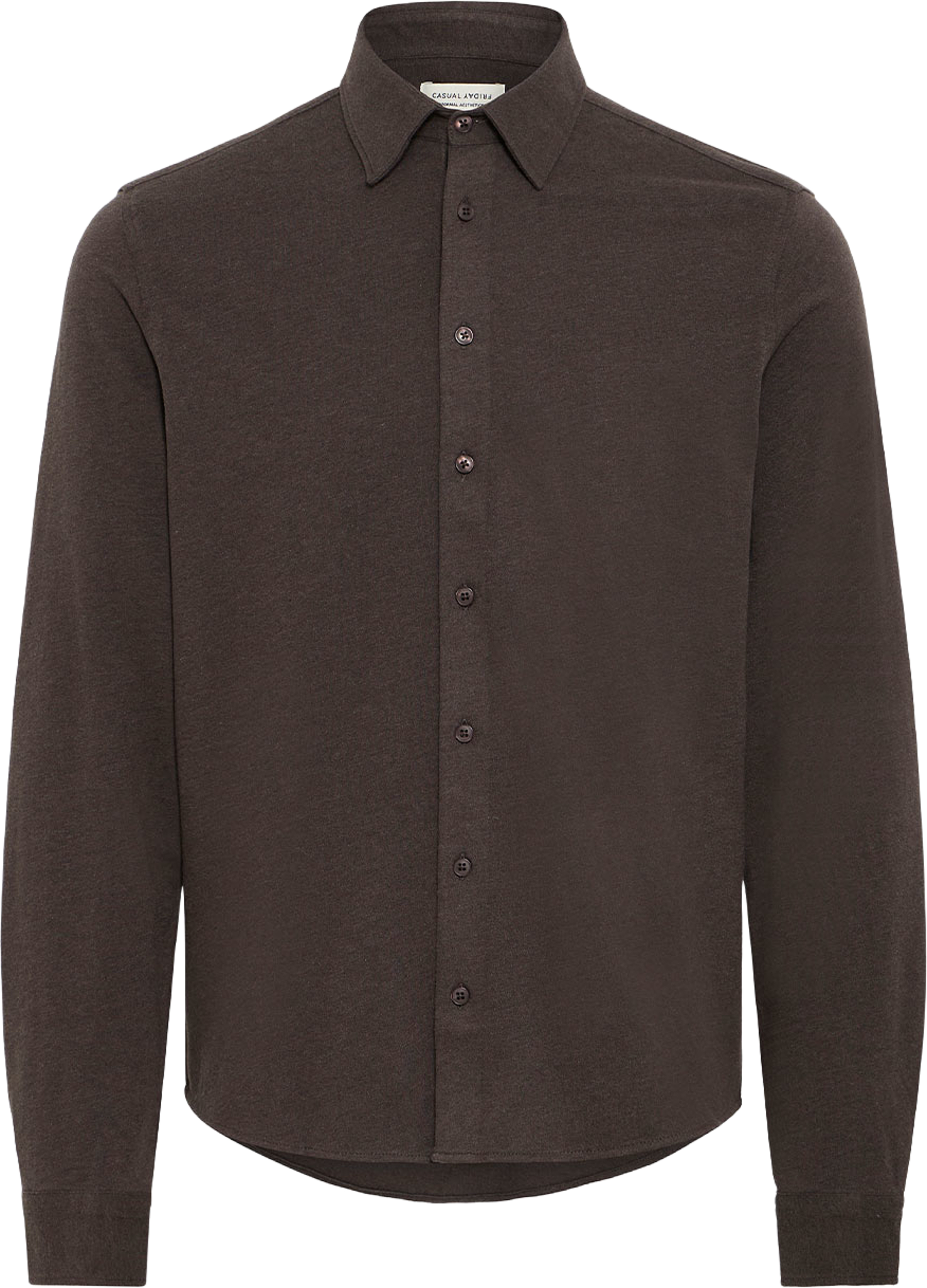 ARKAN Formal Shirt, från Casual Friday, i färgen Demitasse Melange. Klicka för att öppna bilden i stort format