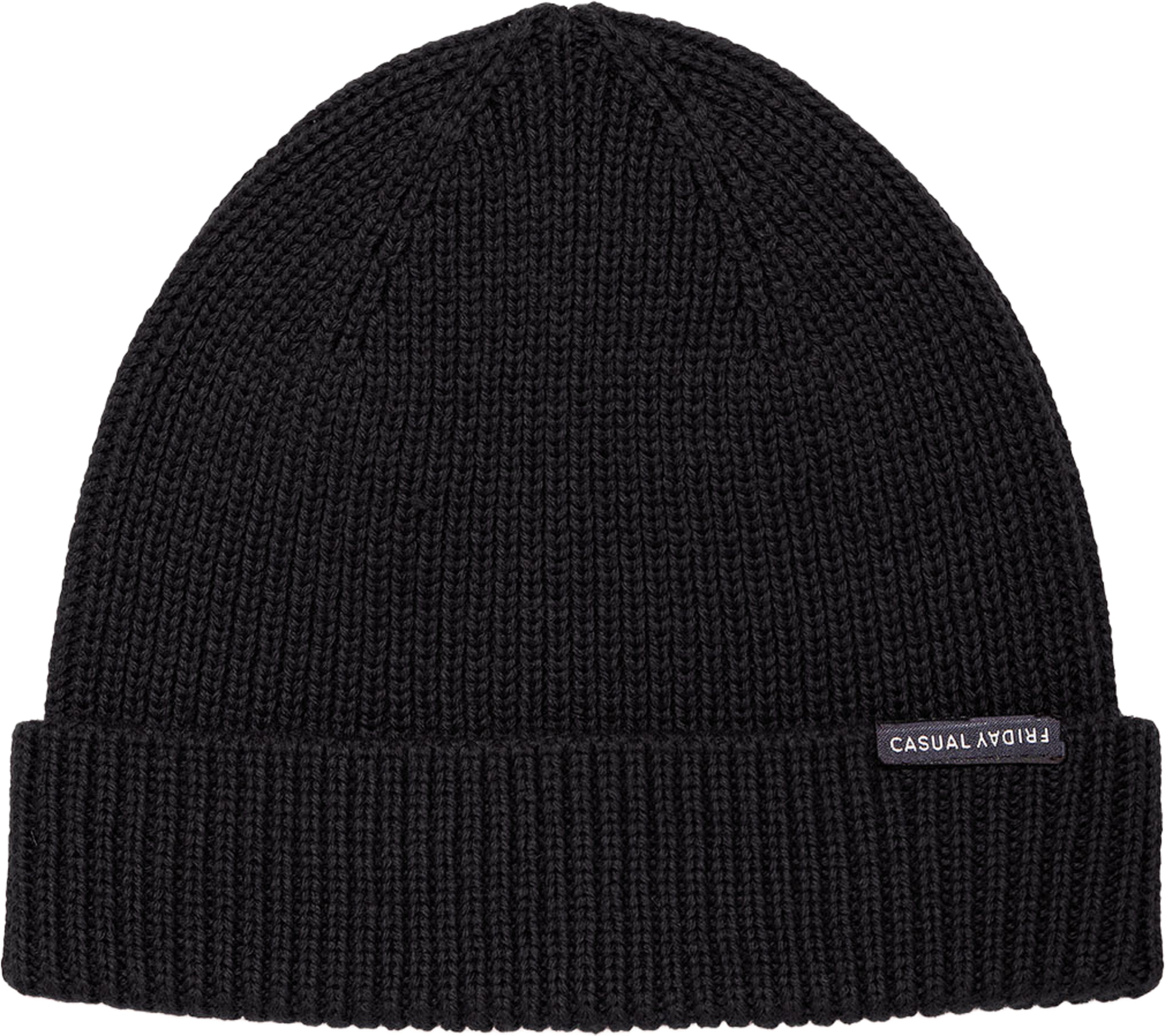 Cfalkin Rib Beanie, från Casual Friday, i färgen Black Beauty.