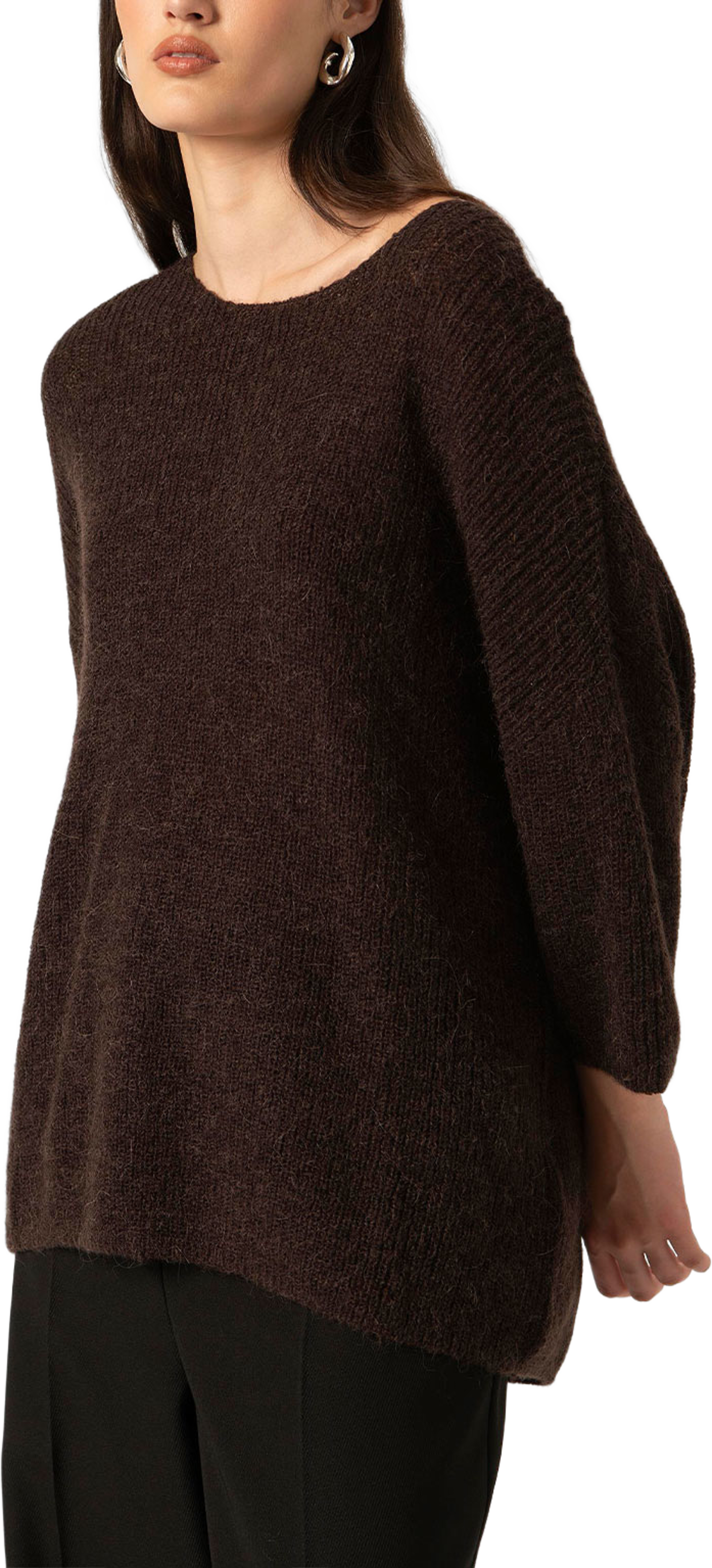 SLTuesday Pullover, från Soaked In Luxury, i färgen Chocolate Torte 1. Klicka för att öppna bilden i stort format