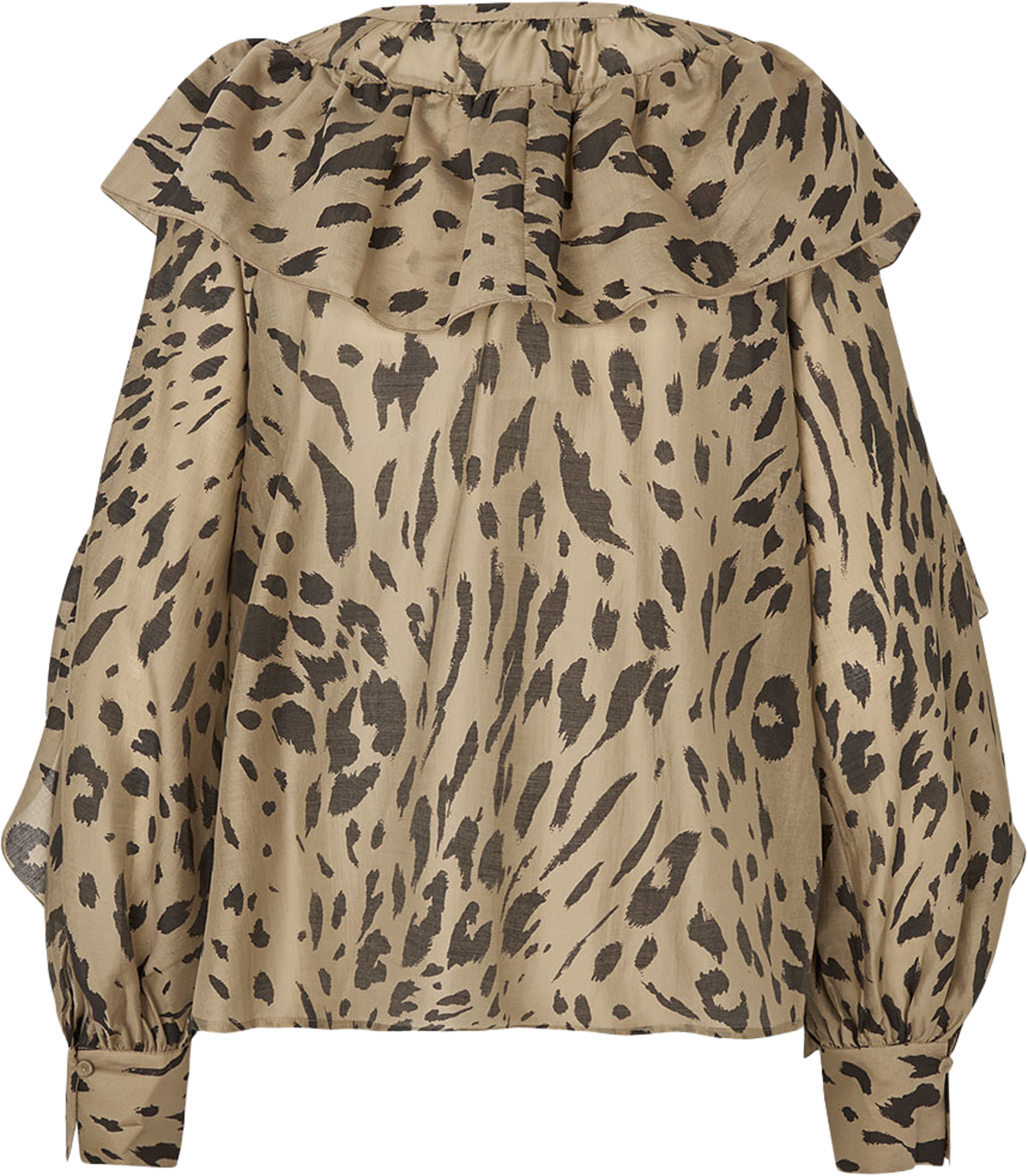 Elouise Blouse, från Second Female, i färgen Kelp. Klicka för att öppna bilden i stort format