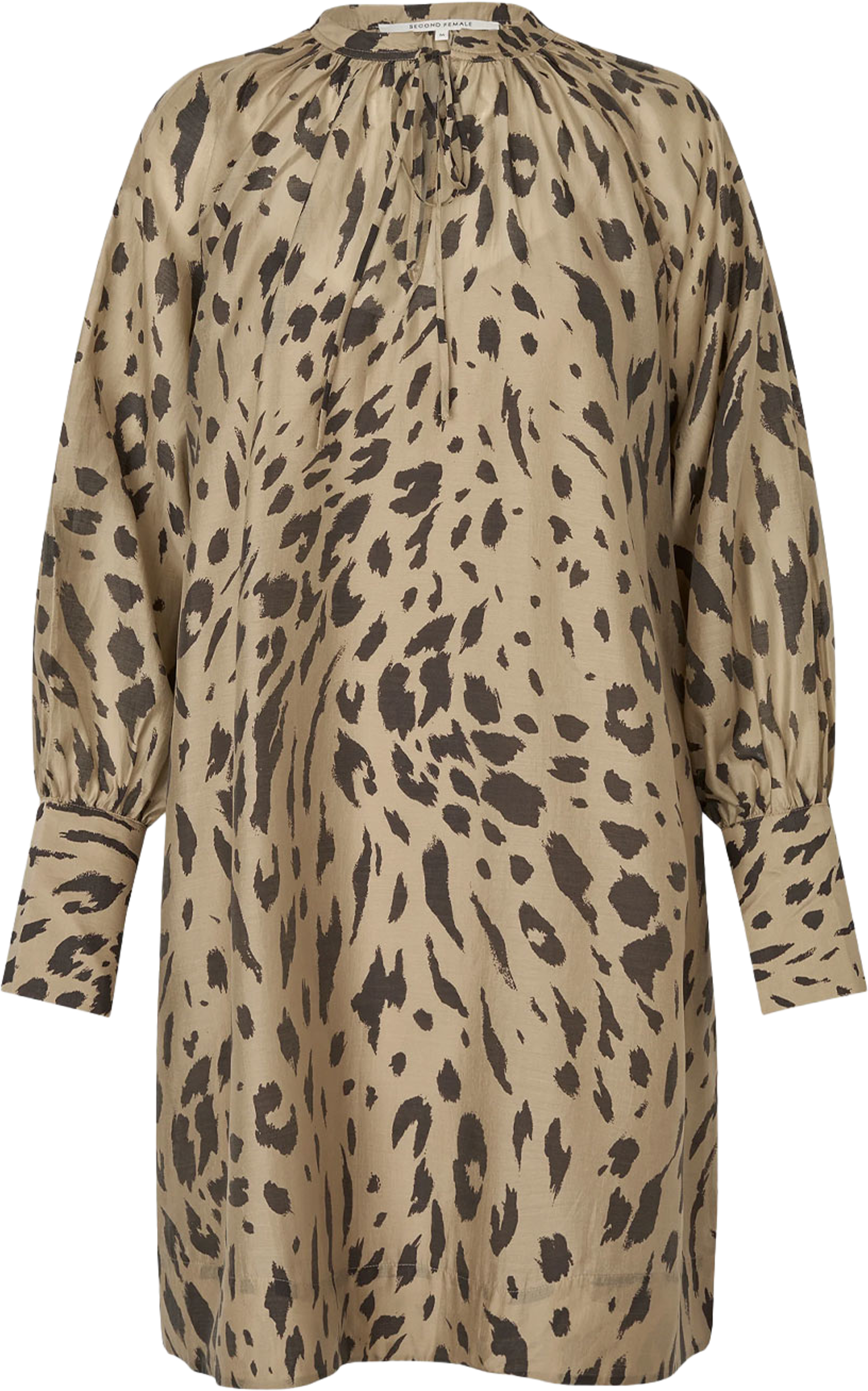 Elouise Tunic Dress, från Second Female, i färgen Kelp. Klicka för att öppna bilden i stort format