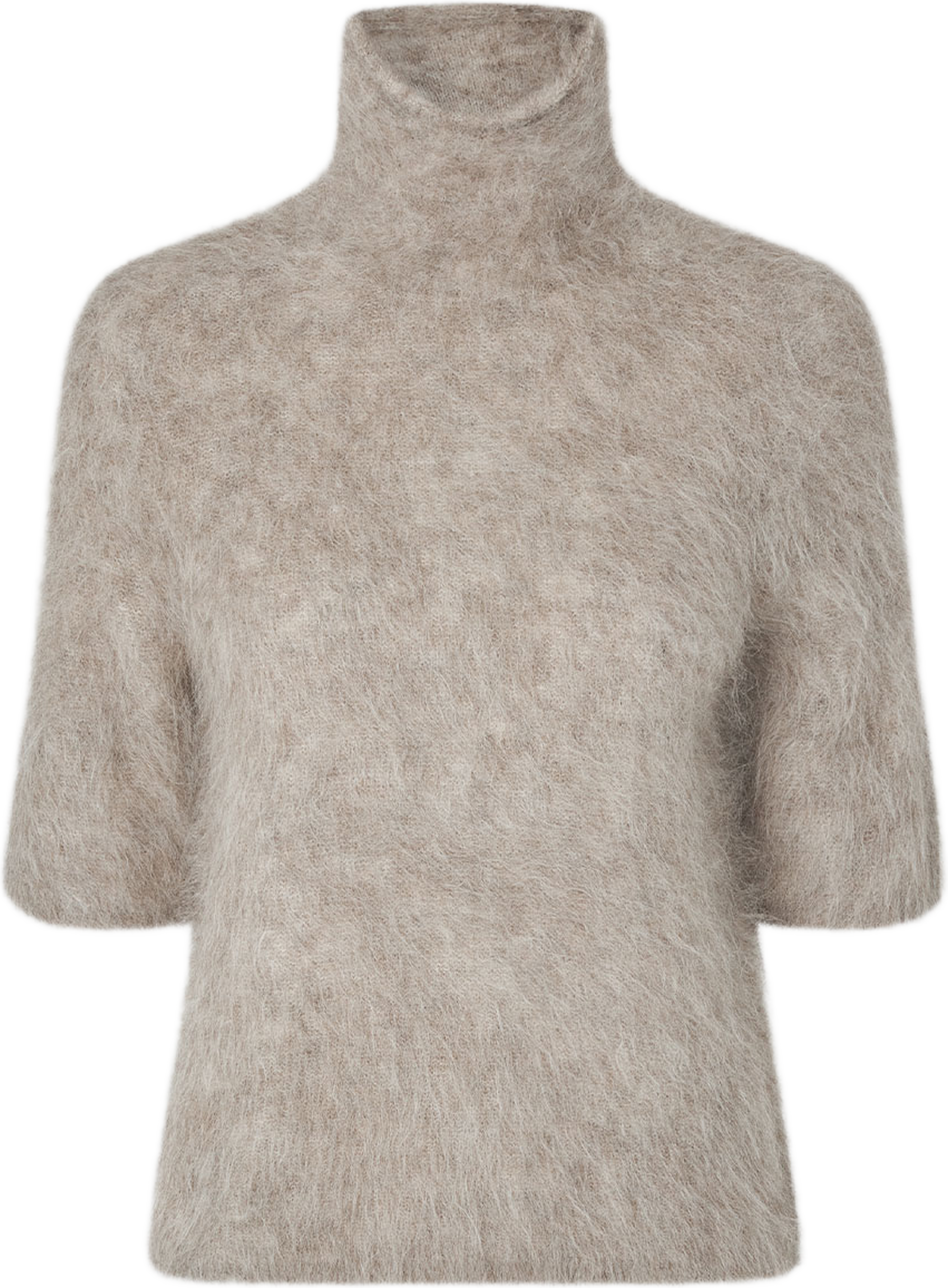 Karla Knit SS, från Second Female, i färgen Pumice Stone. Klicka för att öppna bilden i stort format