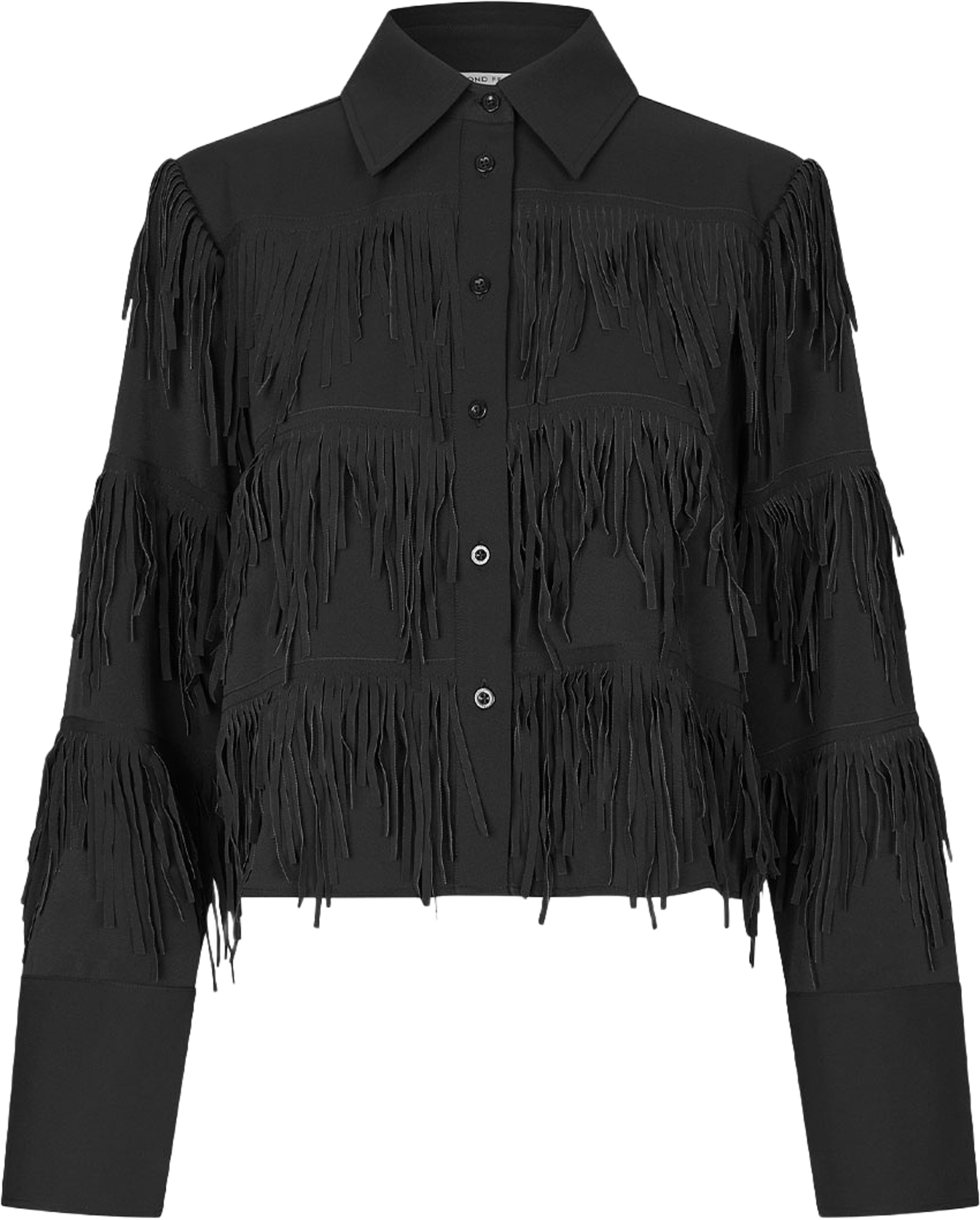 Dancing Cropped Shirt, från Second Female, i färgen Black. Klicka för att öppna bilden i stort format