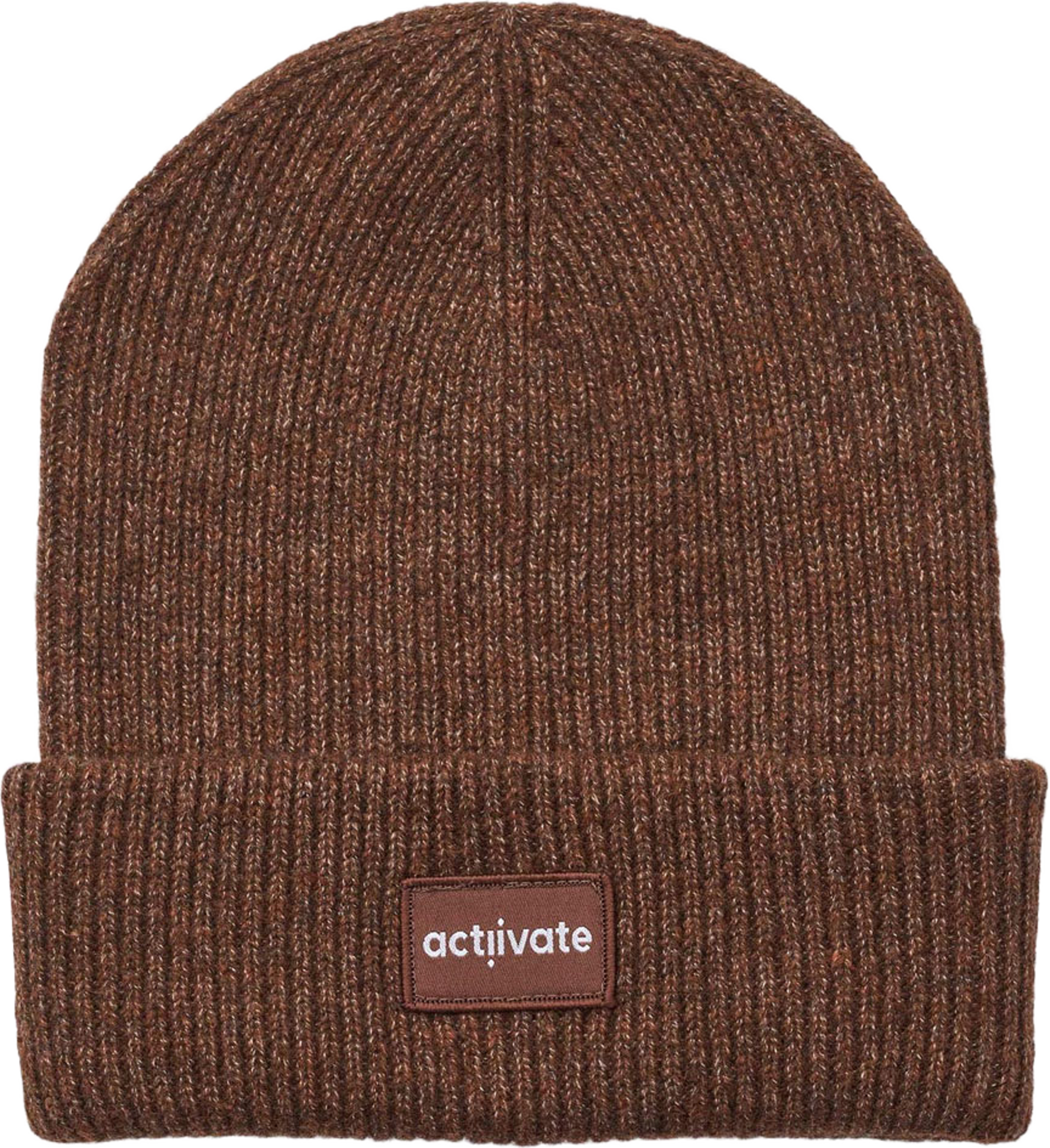 BROOKE Fold Beanie, från Actiivate, i färgen Brown. Klicka för att öppna bilden i stort format