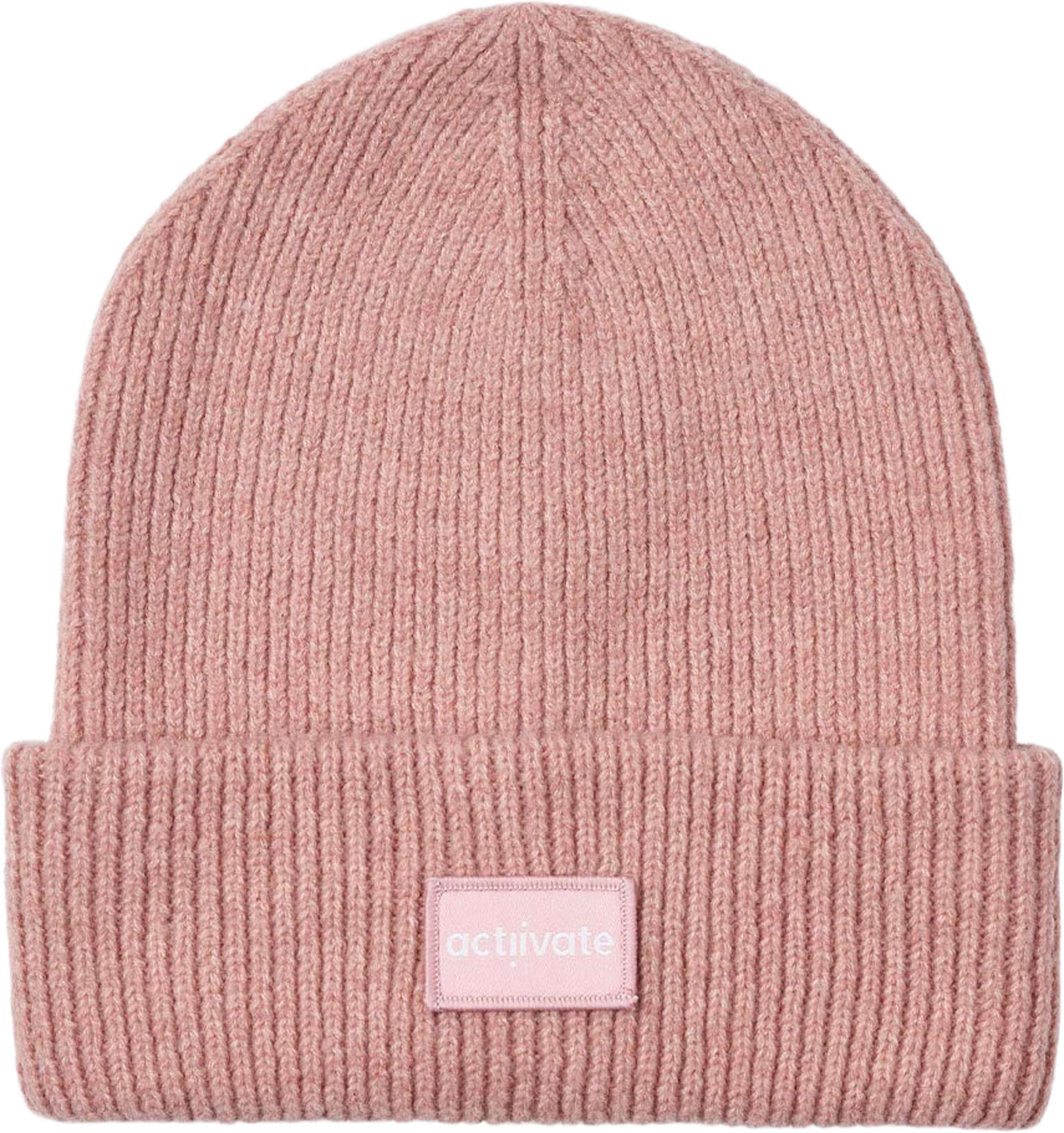 BROOKE Fold Beanie, från Actiivate, i färgen Dusty Rose. Klicka för att öppna bilden i stort format