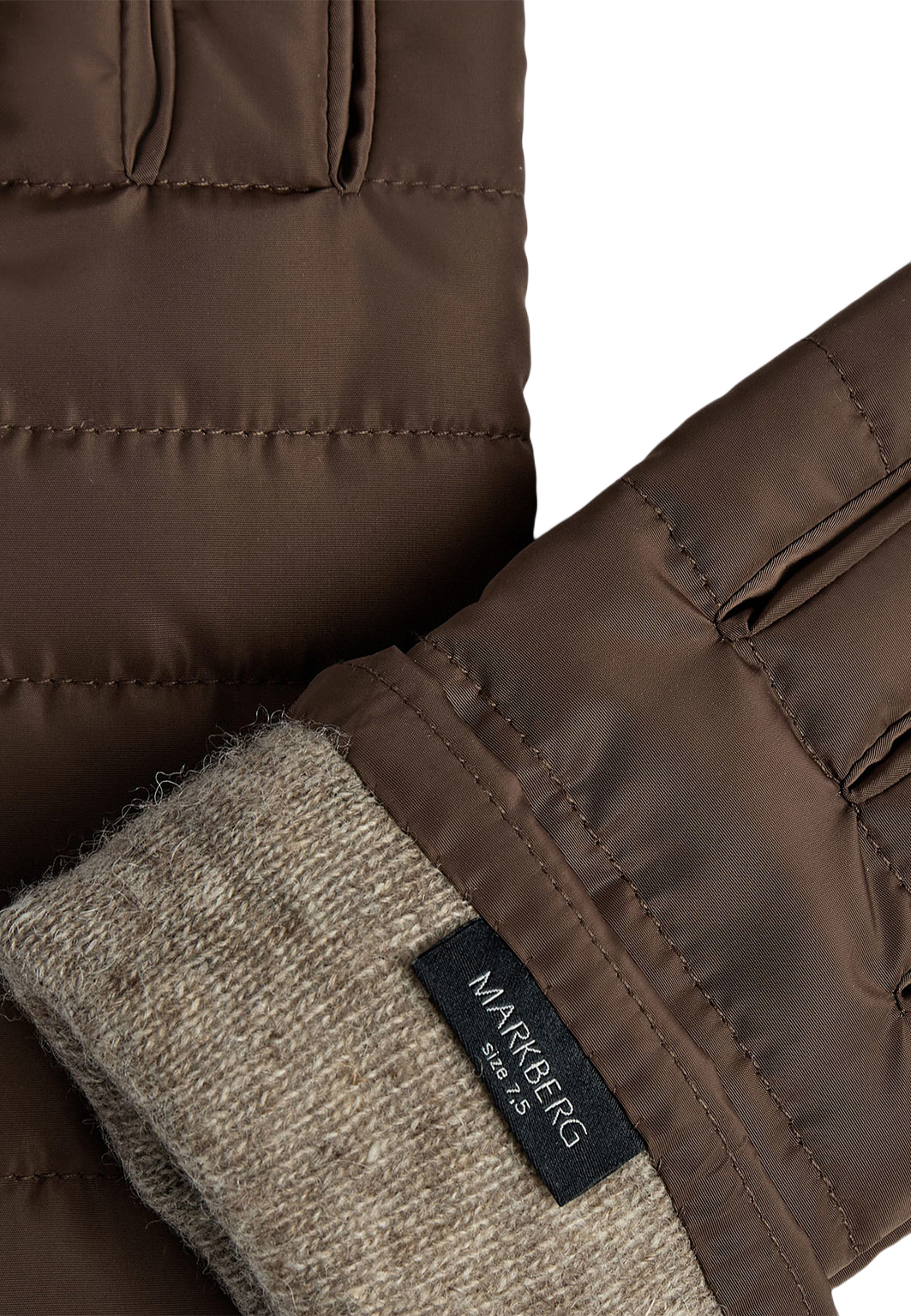 Alberte Glove, från Markberg, i färgen Dark Brown.