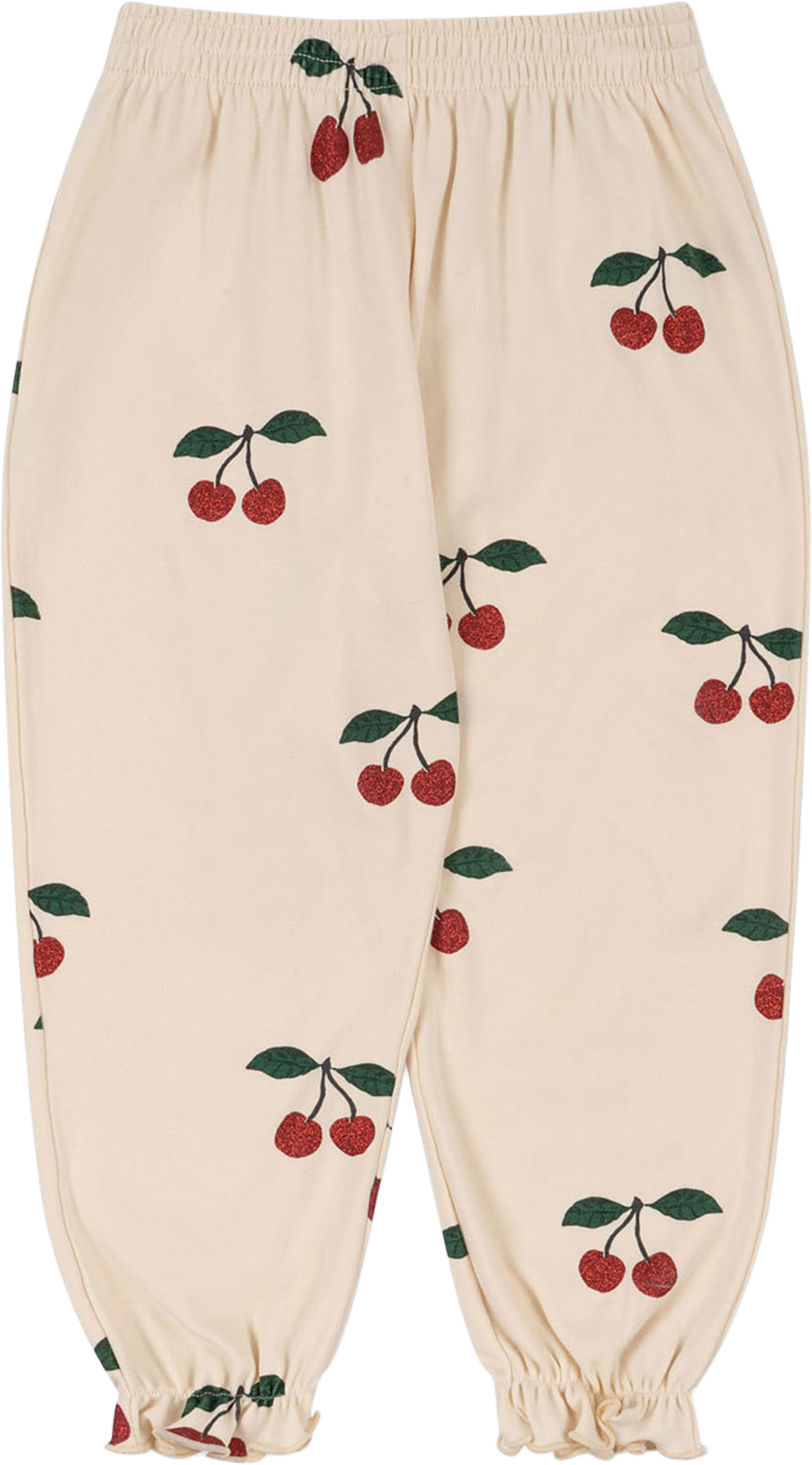 MALLI GLITTER PANTS GOTS, från Konges Sløjd, i färgen Ma Grande Cerise Glitter. Klicka för att öppna bilden i stort format