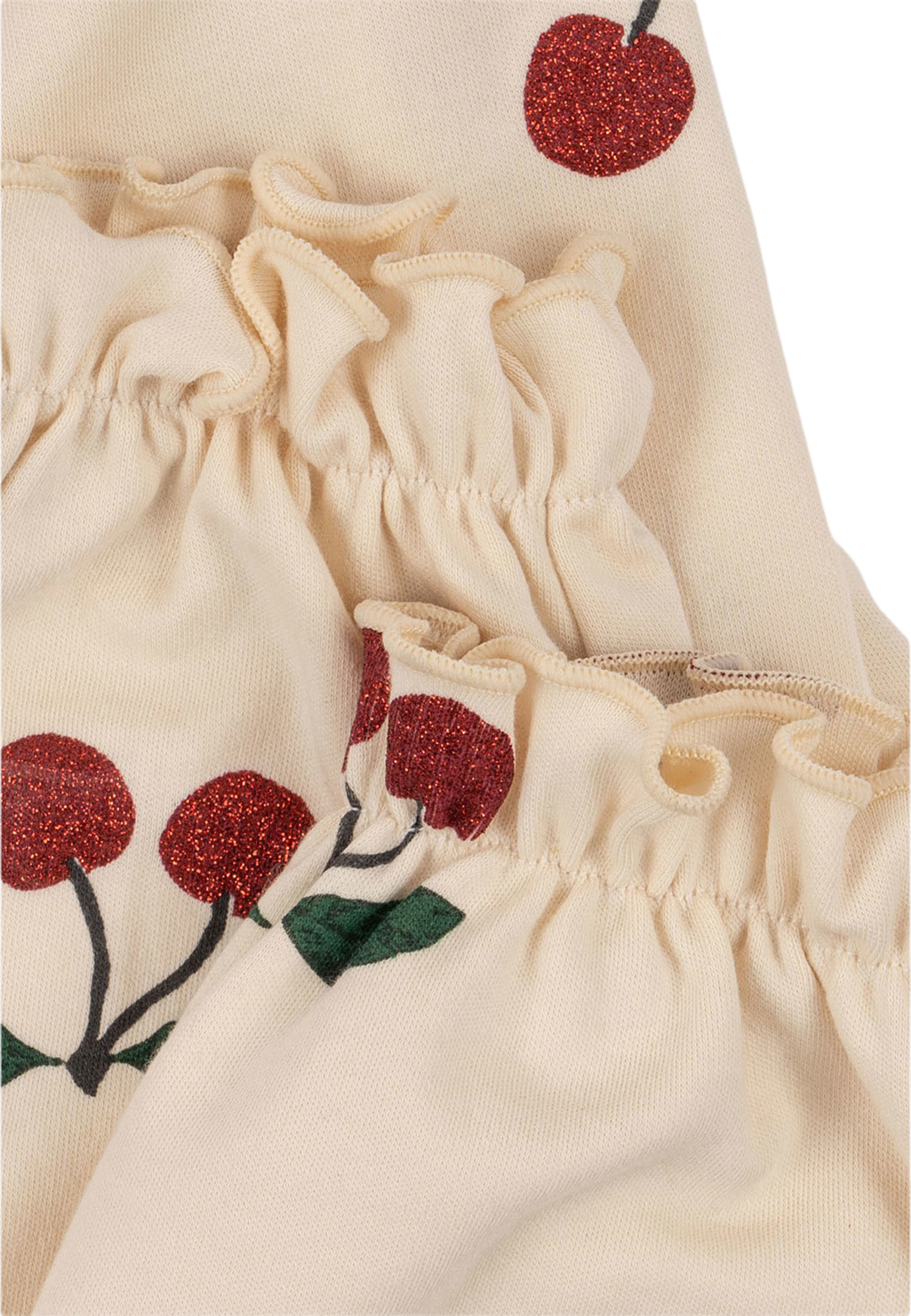 MALLI GLITTER PANTS GOTS, från Konges Sløjd, i färgen Ma Grande Cerise Glitter. Klicka för att öppna bilden i stort format