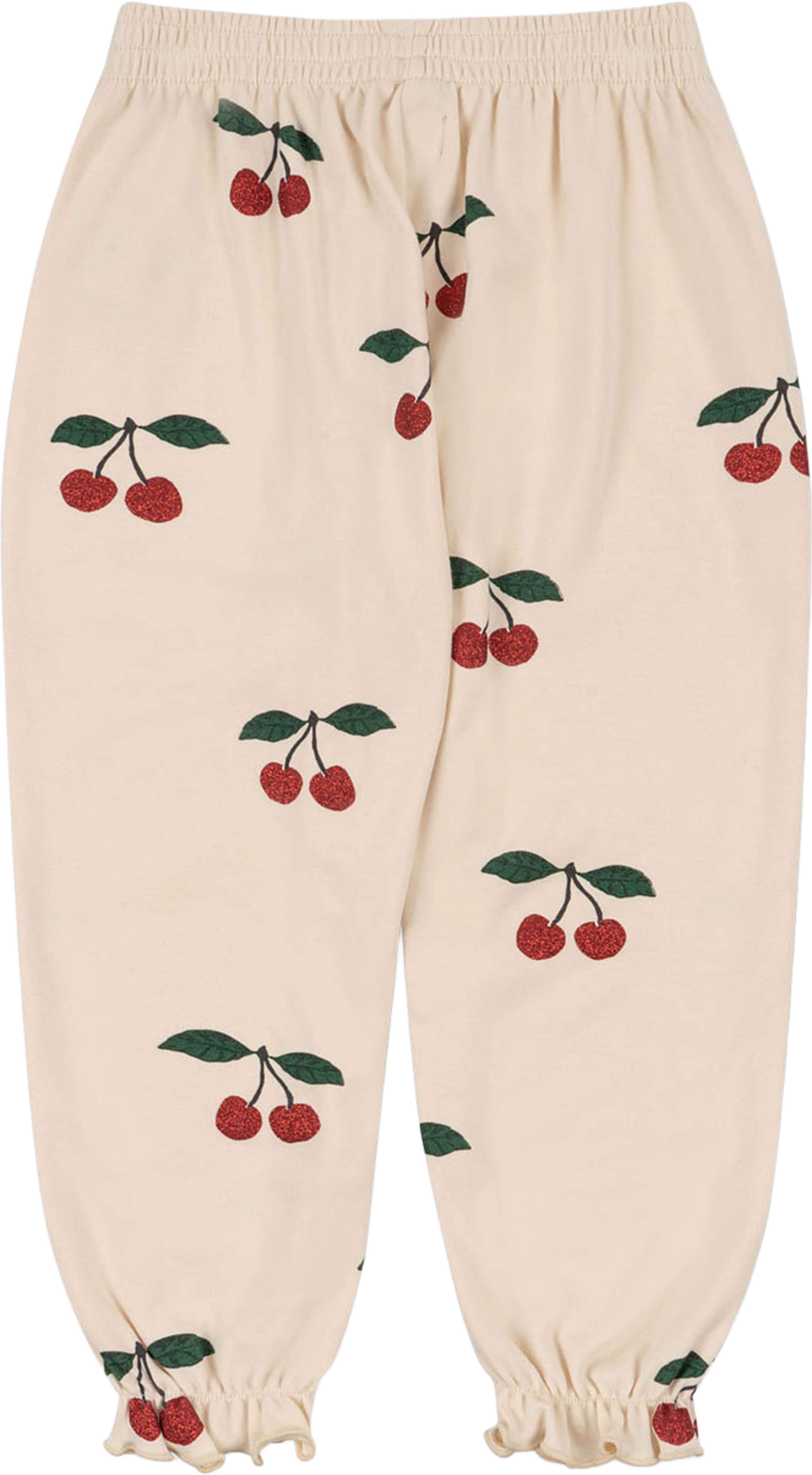 MALLI GLITTER PANTS GOTS, från Konges Sløjd, i färgen Ma Grande Cerise Glitter. Klicka för att öppna bilden i stort format