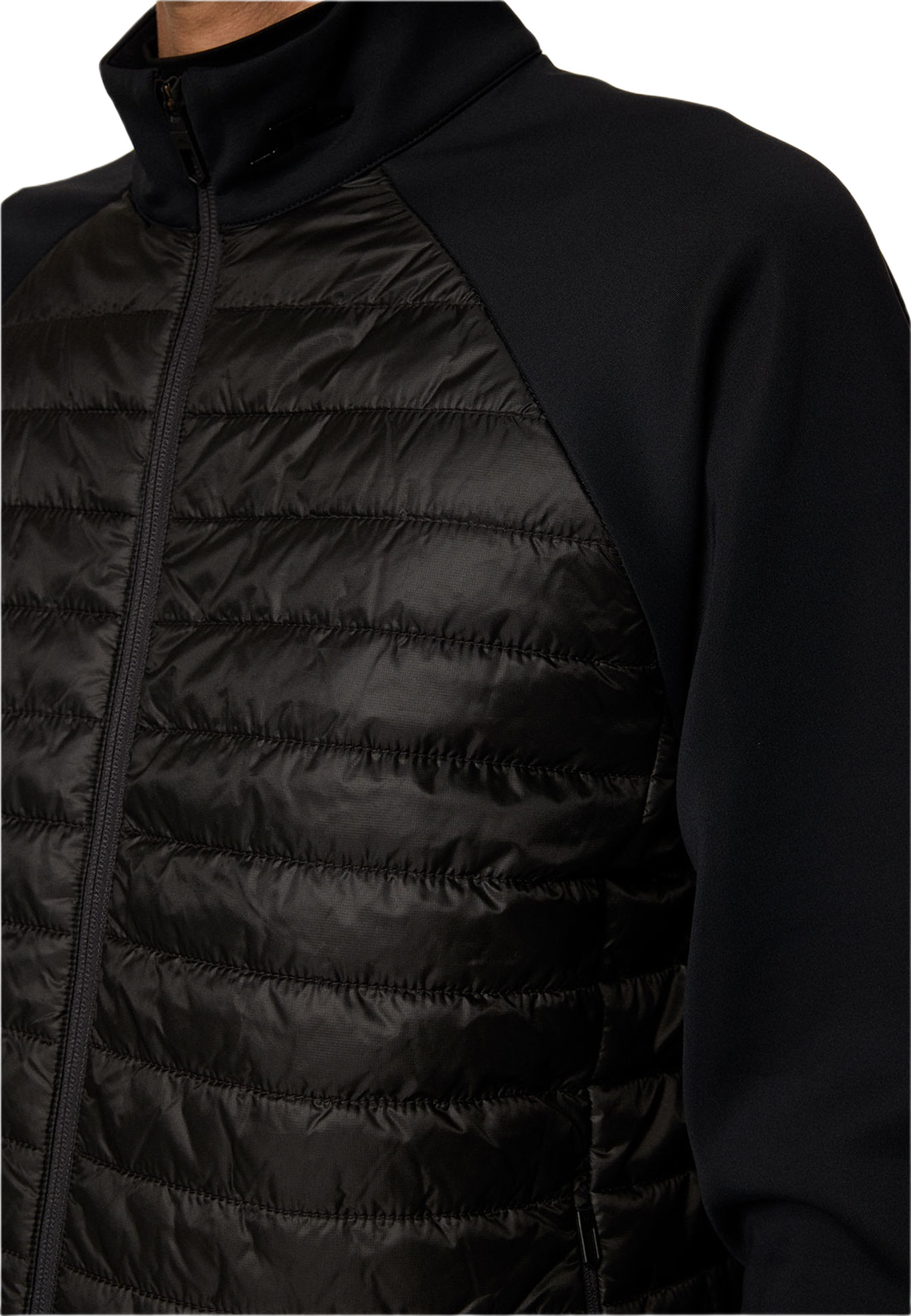 Hayden Quilt Hybrid Jacket, från J.Lindeberg, i färgen Black.