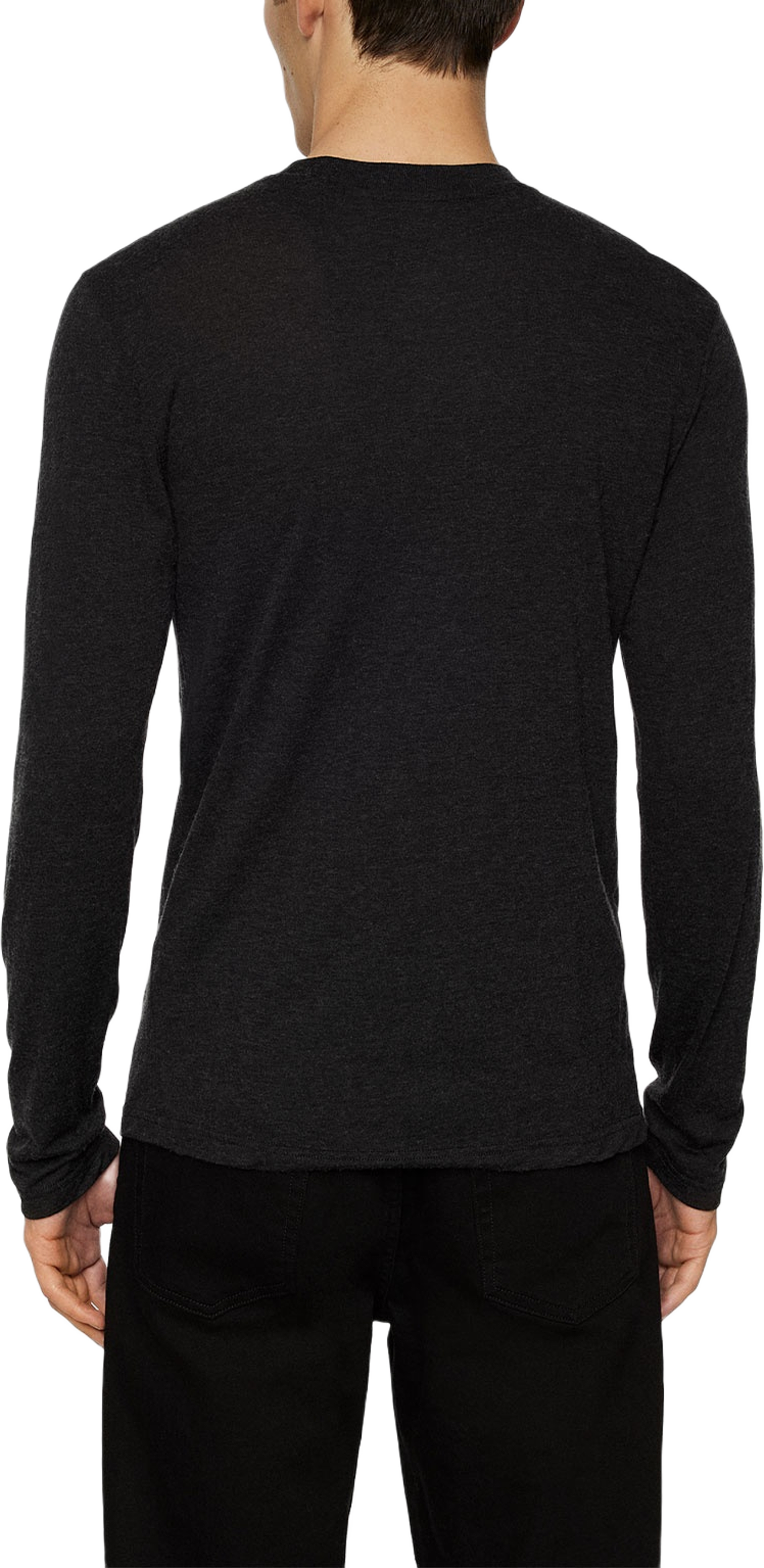 Arnie Mock Neck Longsleeve, från J.Lindeberg, i färgen Dark Grey Melange.