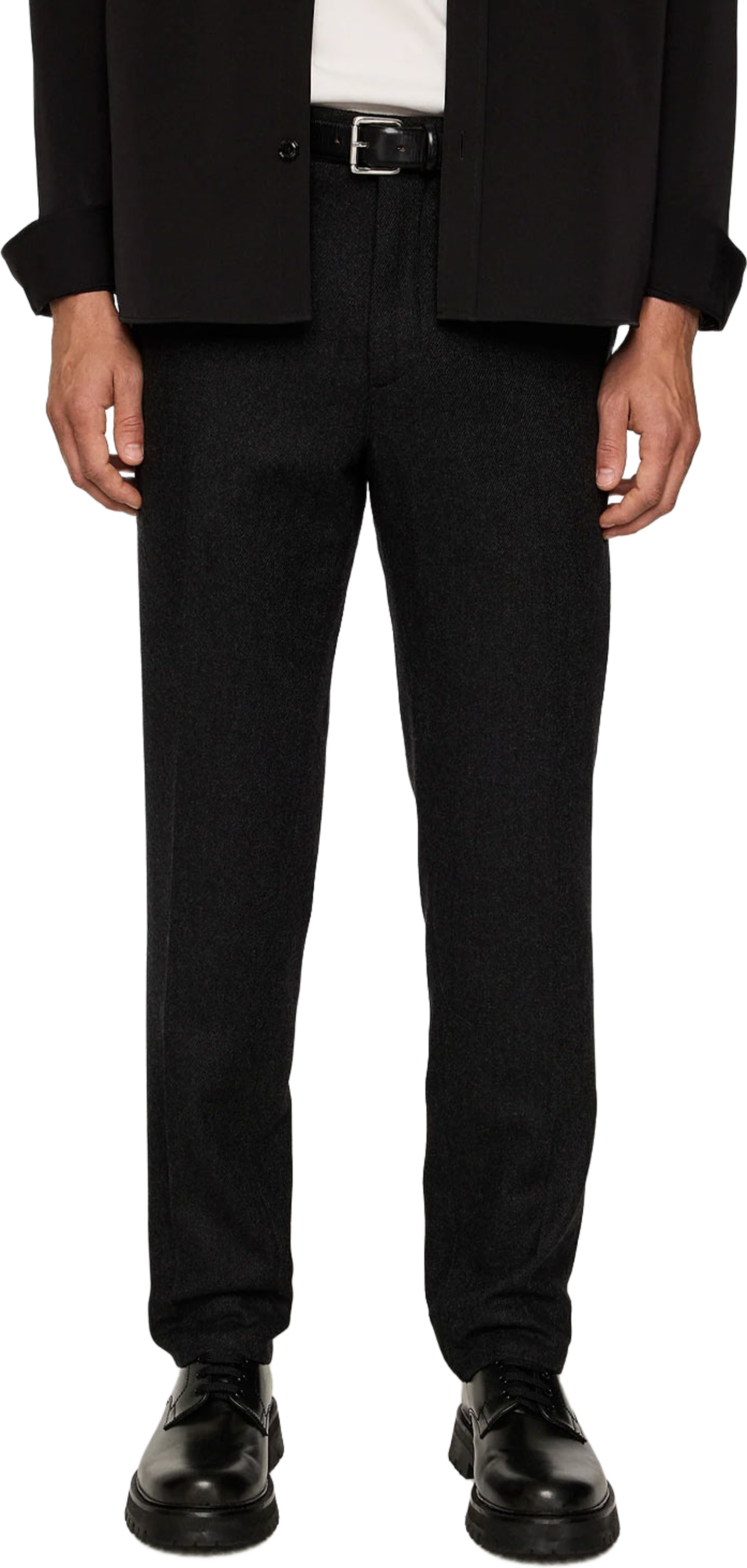 Soren Cash Flannel Pants, från J.Lindeberg, i färgen Dark Grey Melange. Klicka för att öppna bilden i stort format
