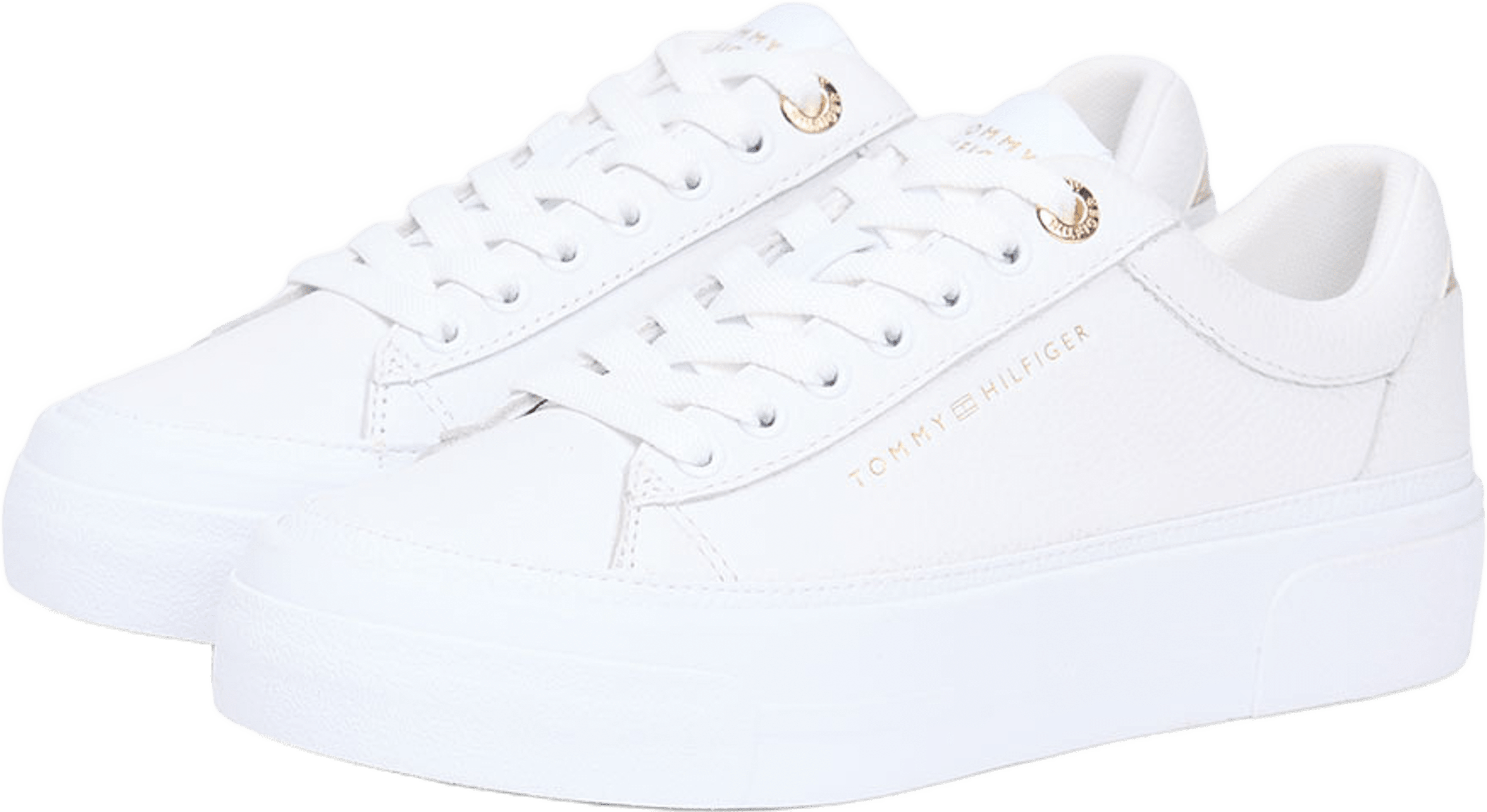 Foxing Platform Leather, från Tommy Hilfiger, i färgen White. Klicka för att öppna bilden i stort format