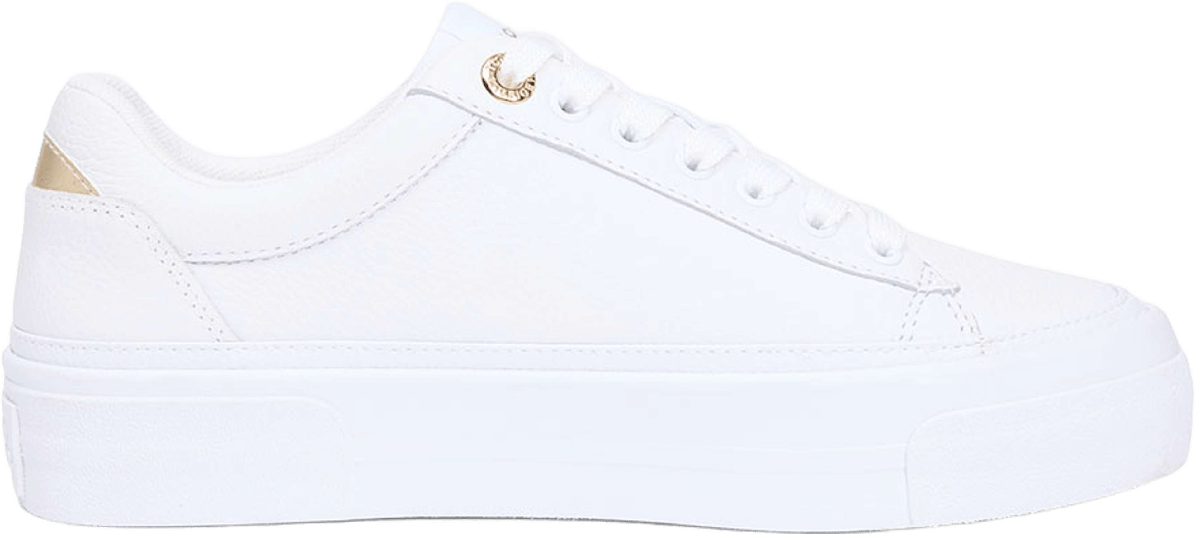 Foxing Platform Leather, från Tommy Hilfiger, i färgen White. Klicka för att öppna bilden i stort format